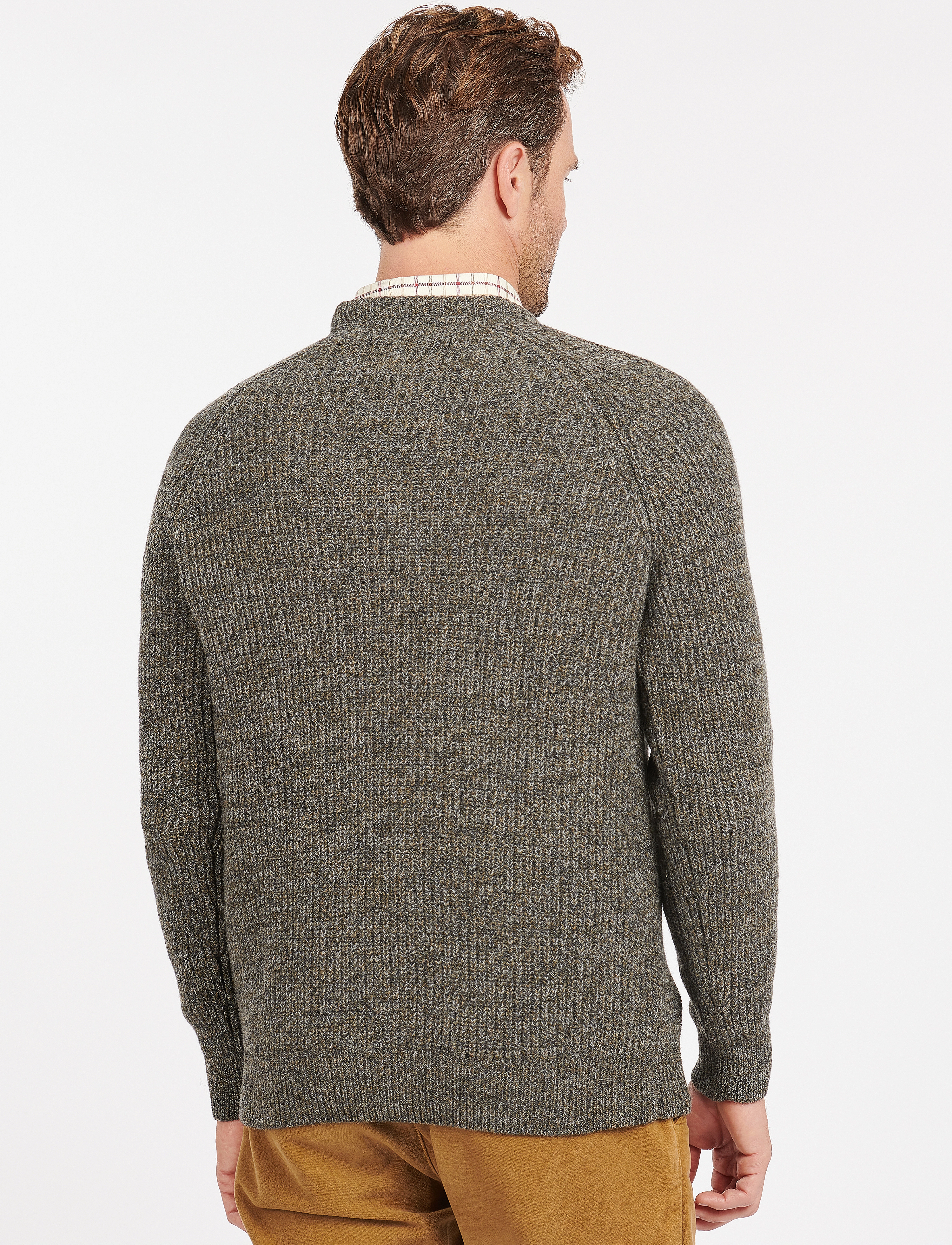 Barbour - Barbour Horseford Crew Neck Jumper - rundhalsad - olive - 3