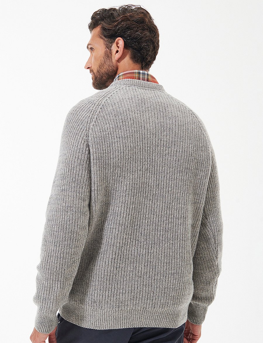 Barbour - Barbour Horseford Crew Neck Jumper - round necks - stone - 3