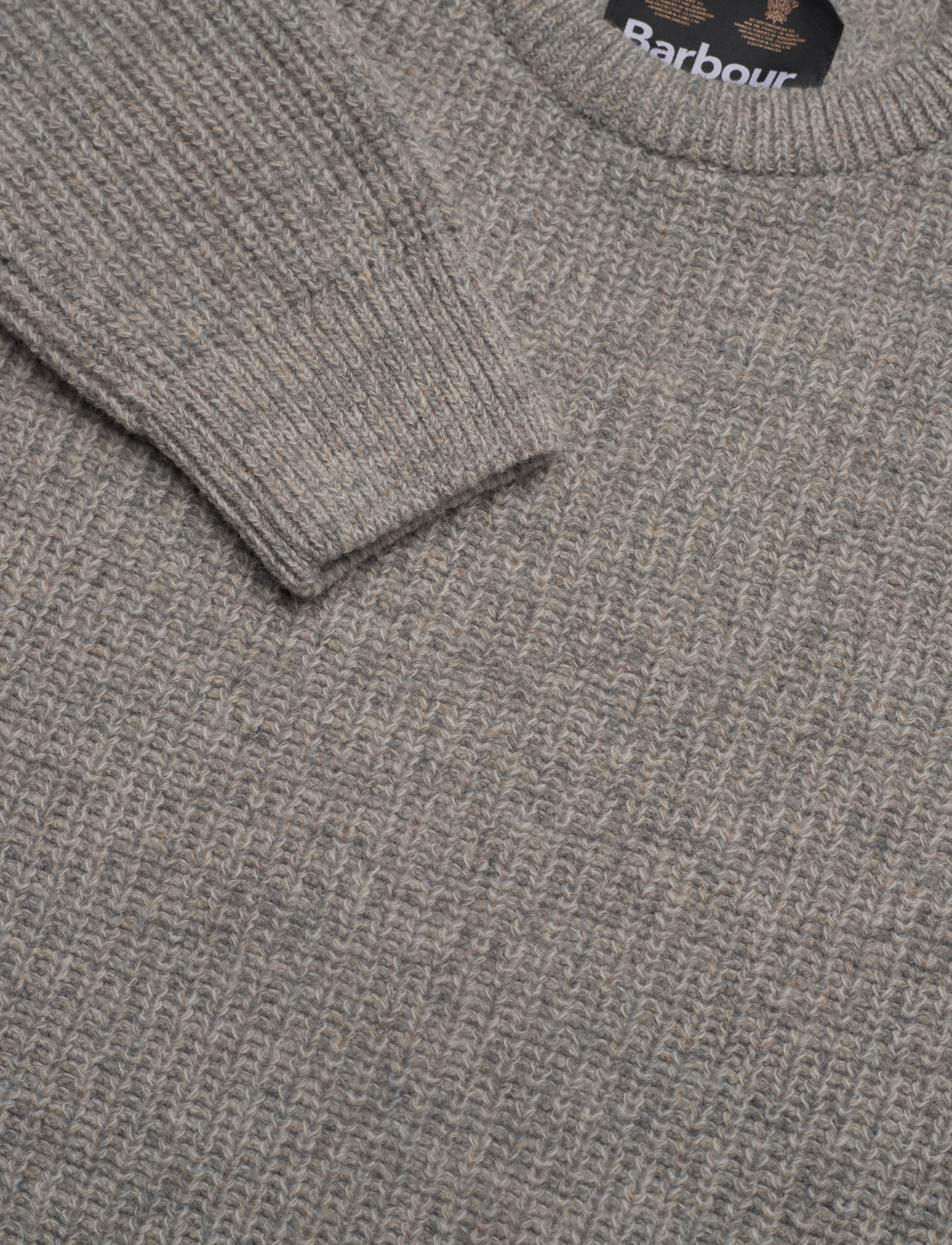 Barbour - Barbour Horseford Crew Neck Jumper - stone - 5