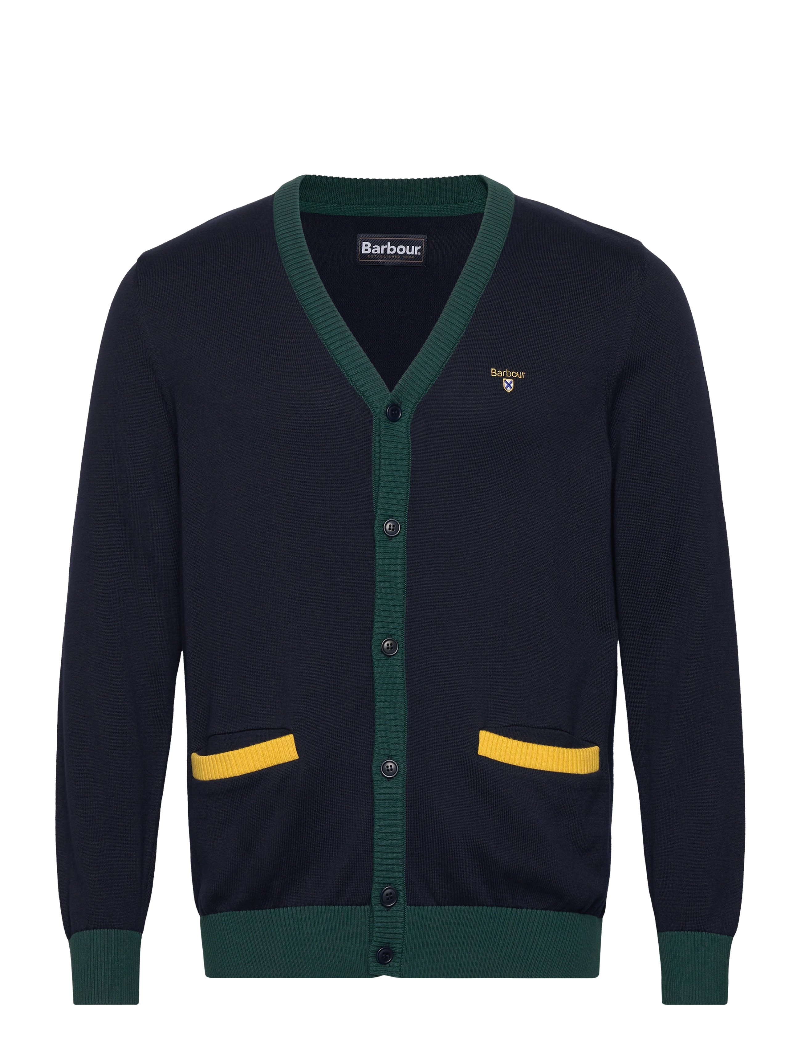 Barbour Sheldon Cardi   Navy - BLUE