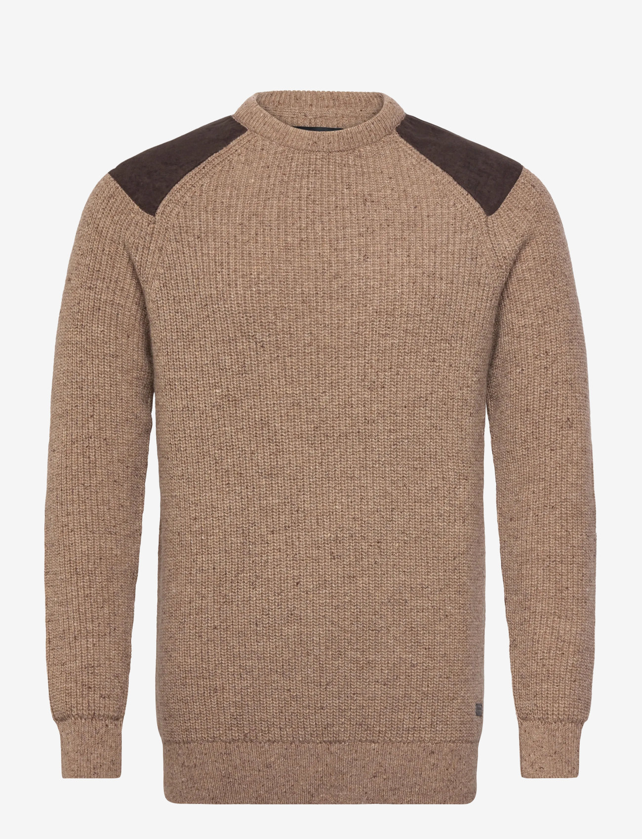 Barbour - Barbour Raisthorpe Crew Neck Jumper - rundhalsad - stone - 0