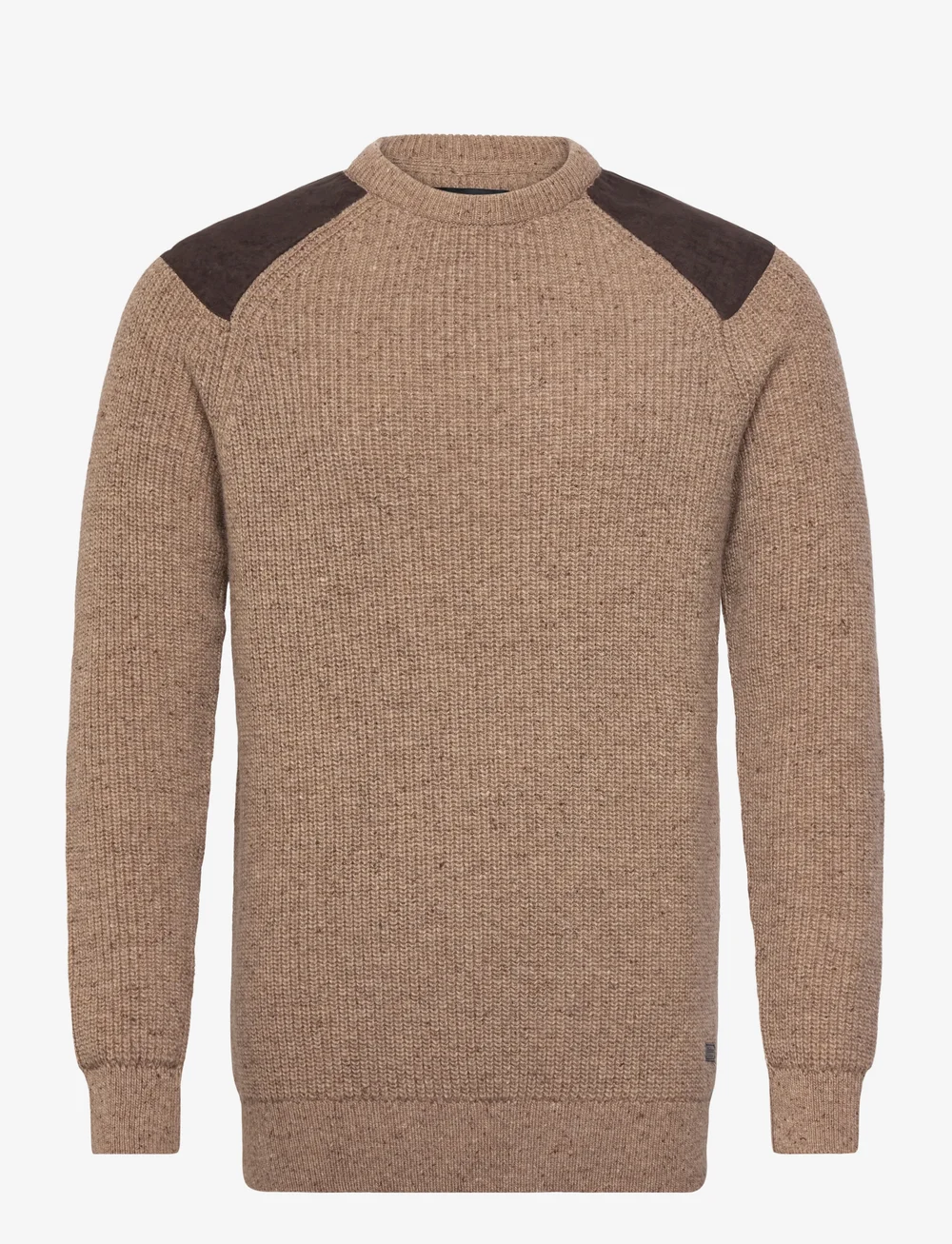 Barbour - Barbour Raisthorpe Crew Neck Jumper - rund hals - stone - 0