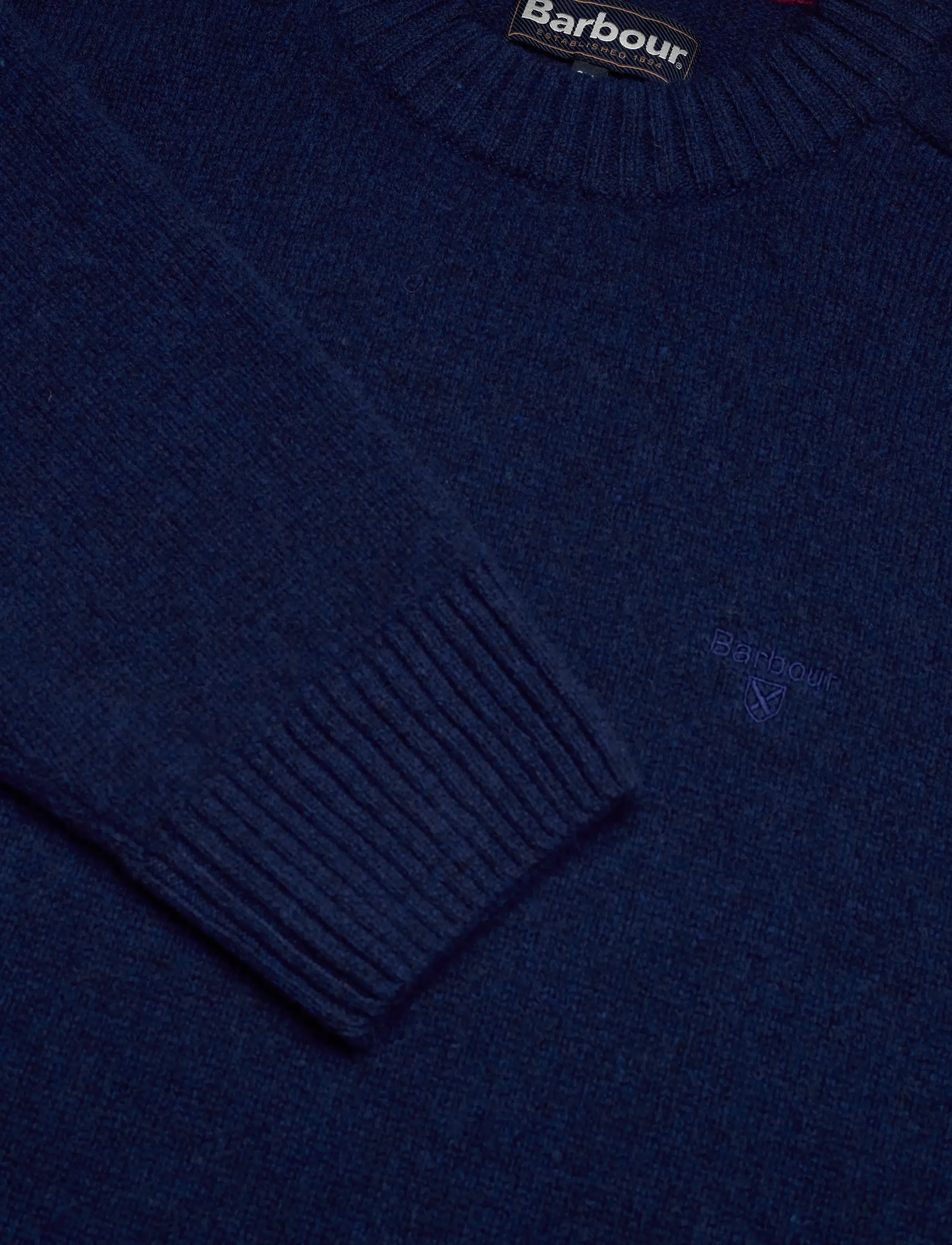 Barbour - Barbour Grangetown Cre - rundhalsad - blue - 2