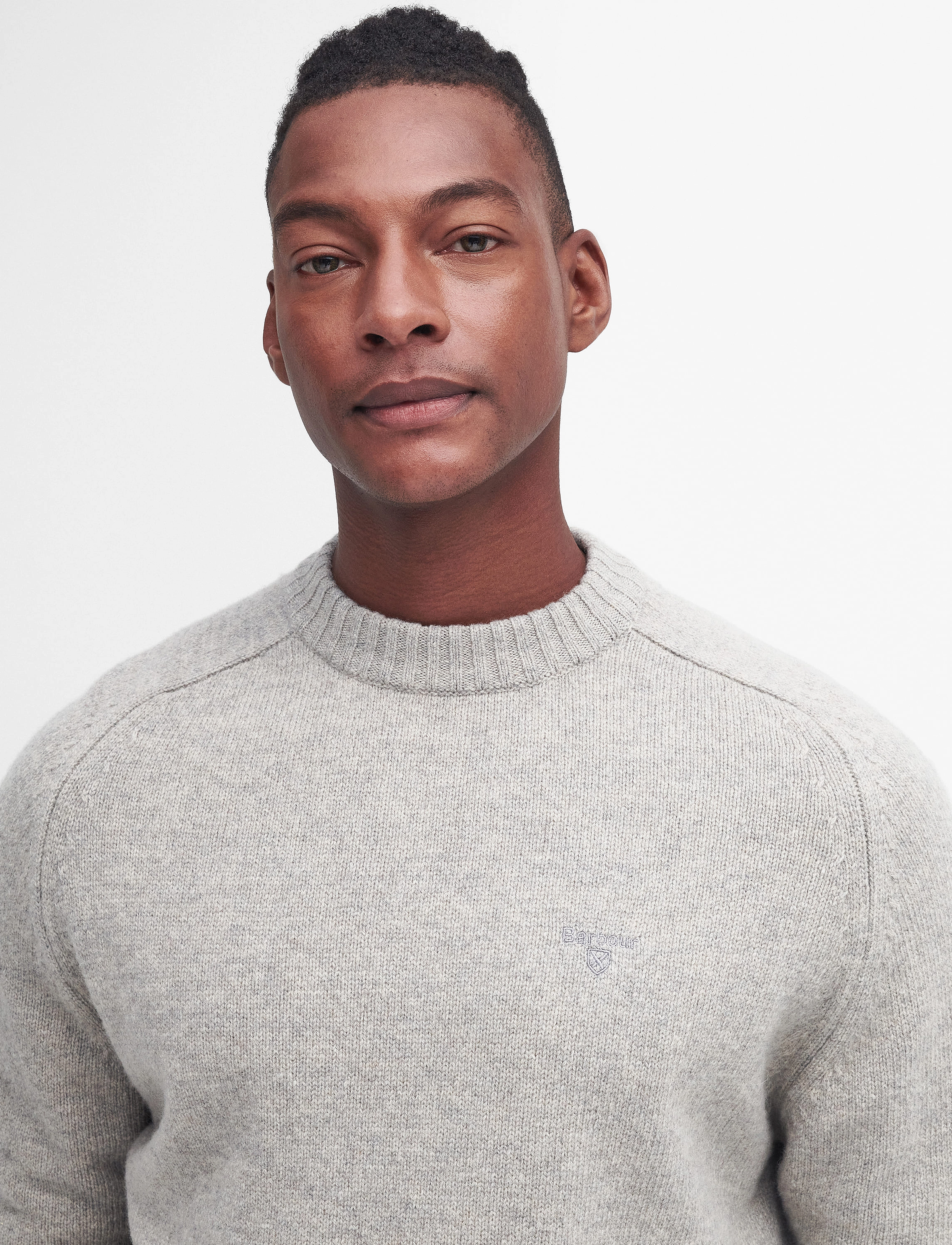 Barbour - Barbour Grangetown Cre - rundhalsad - light grey - 4