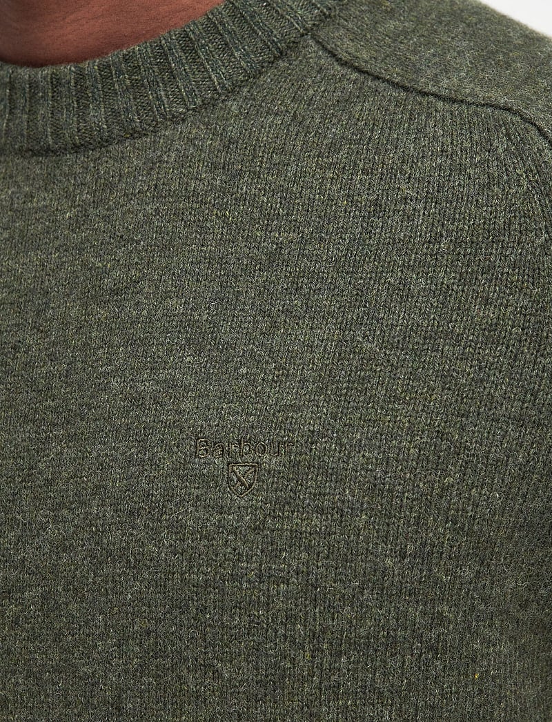 Barbour - Barbour Grangetown Crew Neck Sweater - rundhalsad - mid olive - 5
