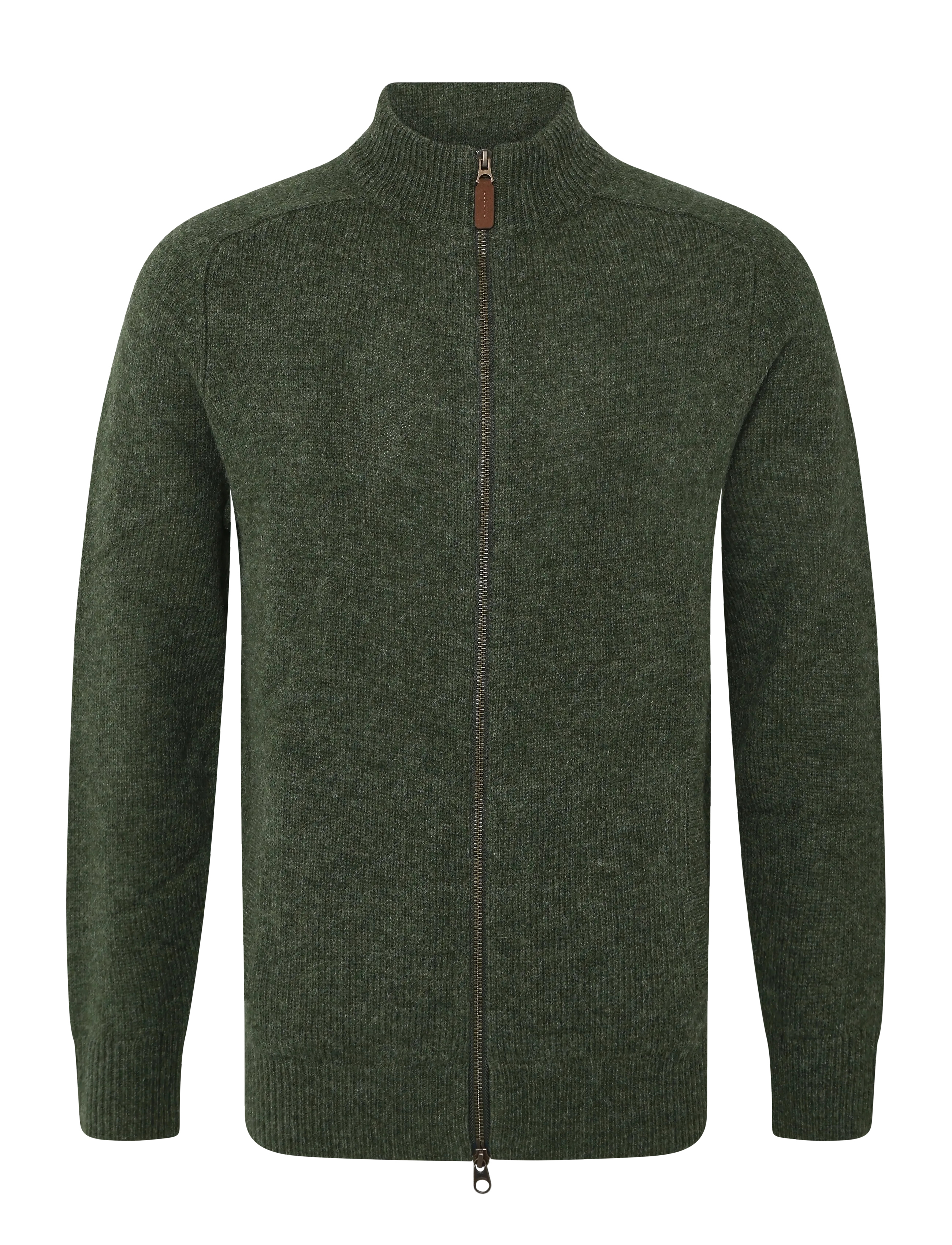 Barbour Barbour Talder Zip Through Knitted Jumper - Riided - SAGE / khaki/green