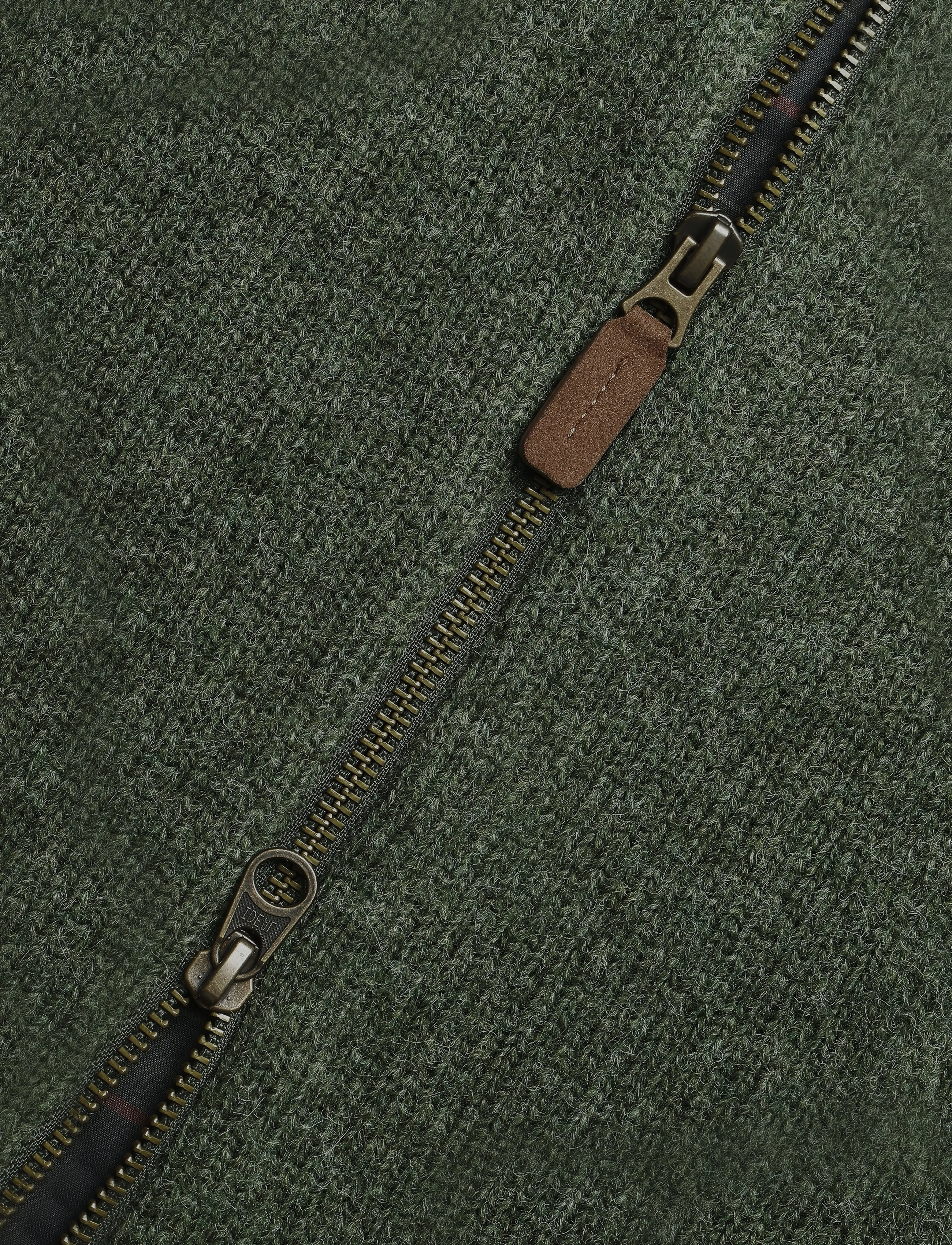 Barbour - Barbour Talder Zip Through Knitted Jumper - lukuga džemprid - sage - 3