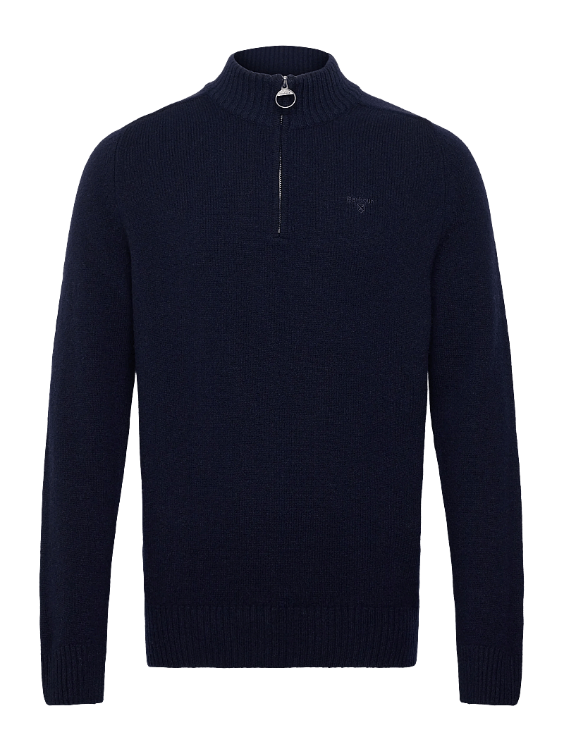 Barbour - Barbour Grangetown Half Zip Knitted Jumper - half zip - navy - 0
