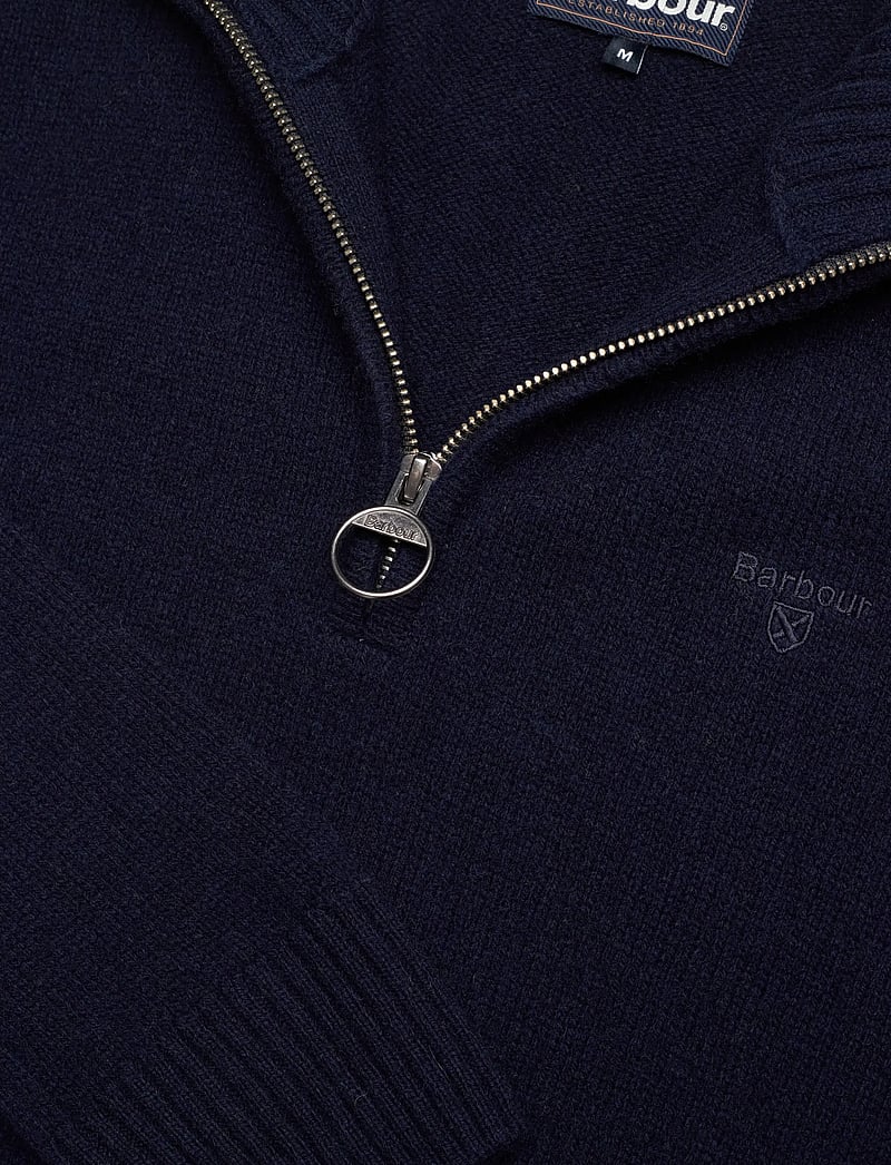Barbour - Barbour Grangetown Half Zip Knitted Jumper - half zip - navy - 2