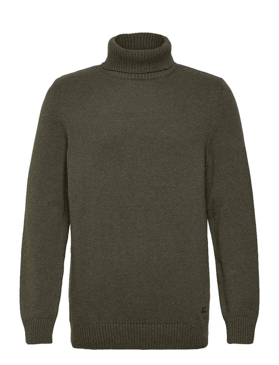 Barbour - Barbour Kelp Roll Neck Jumper - kõrge kaelusega - olive - 0