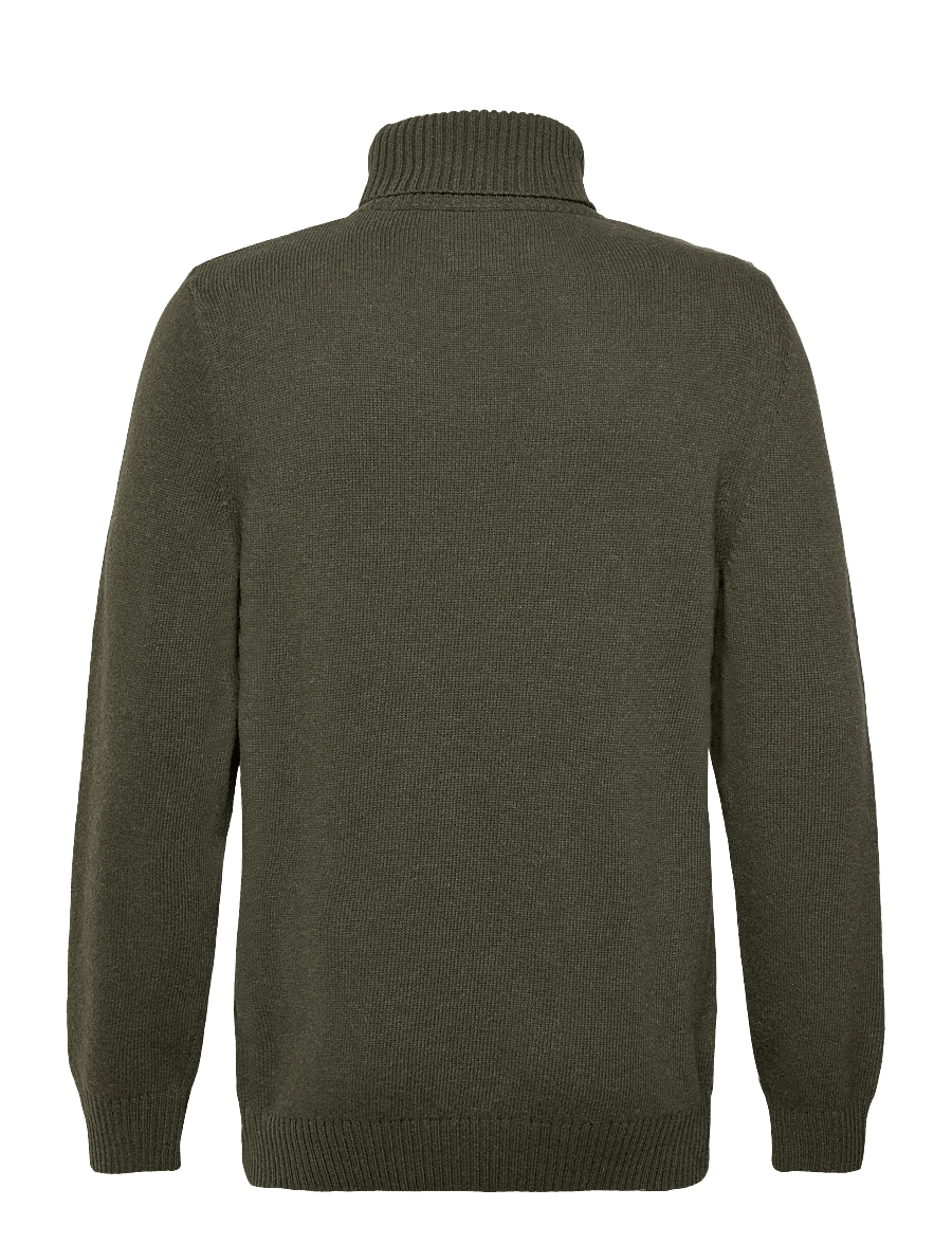 Barbour - Barbour Kelp Roll Neck Jumper - kõrge kaelusega - olive - 1