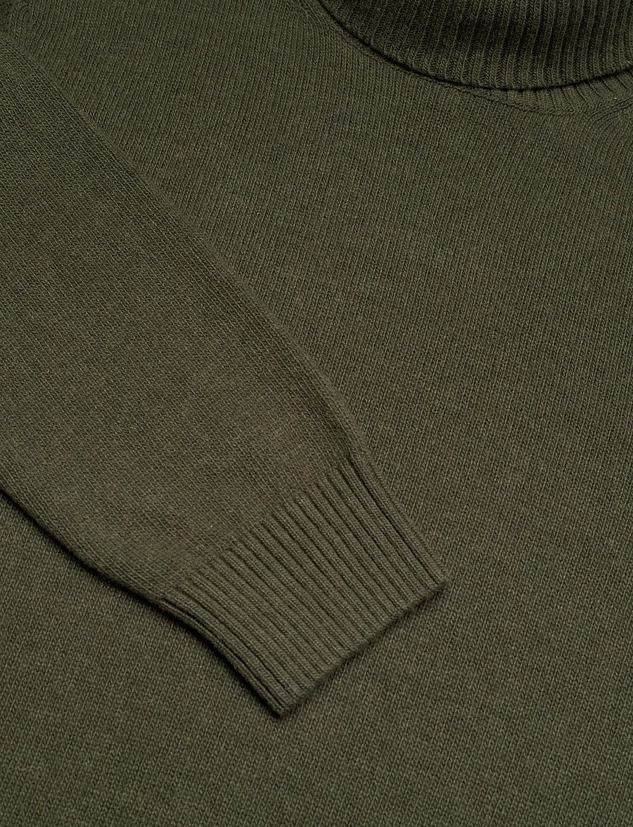 Barbour - Barbour Kelp Roll Neck Jumper - kõrge kaelusega - olive - 2
