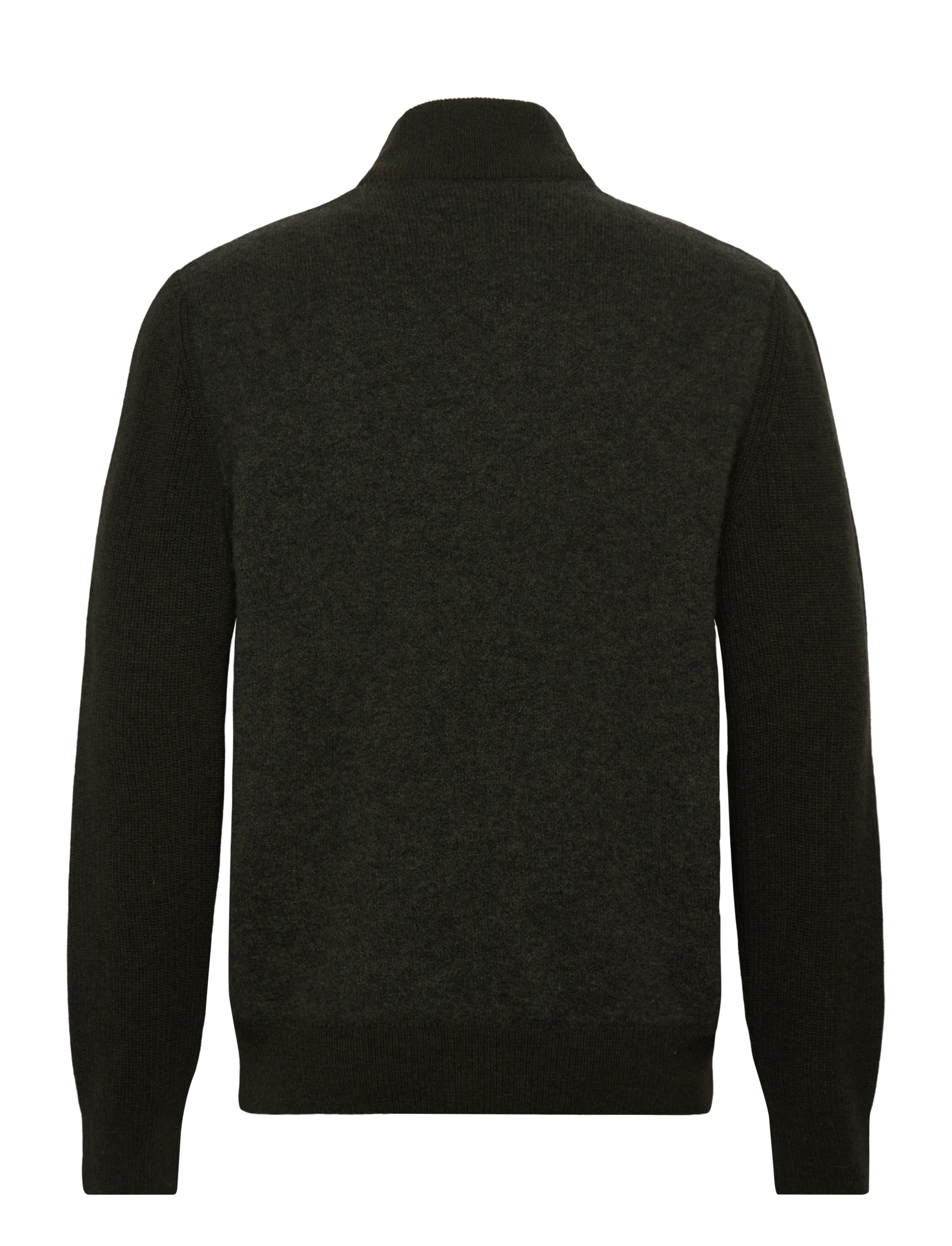 Barbour - Barbour Milburn Zip Through Knitted Jumper - olive - 1