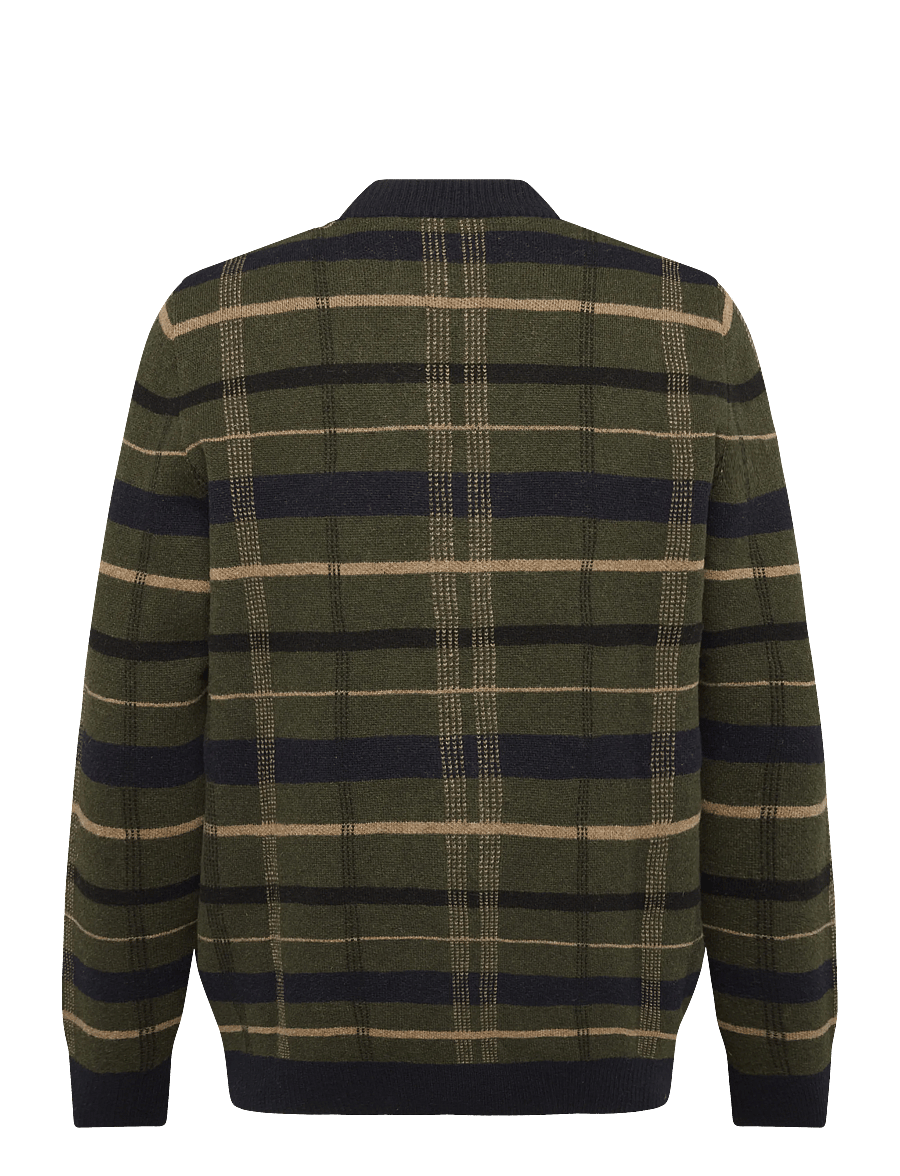 Barbour - Barbour Kane Knitted Cardigan - strickjacken - navy - 1