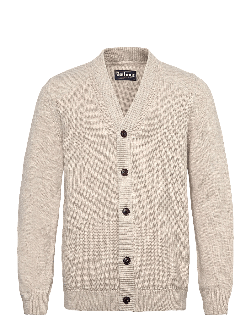 Barbour - Barbour Mainland Knitted Cardigan - koftor - grey - 0