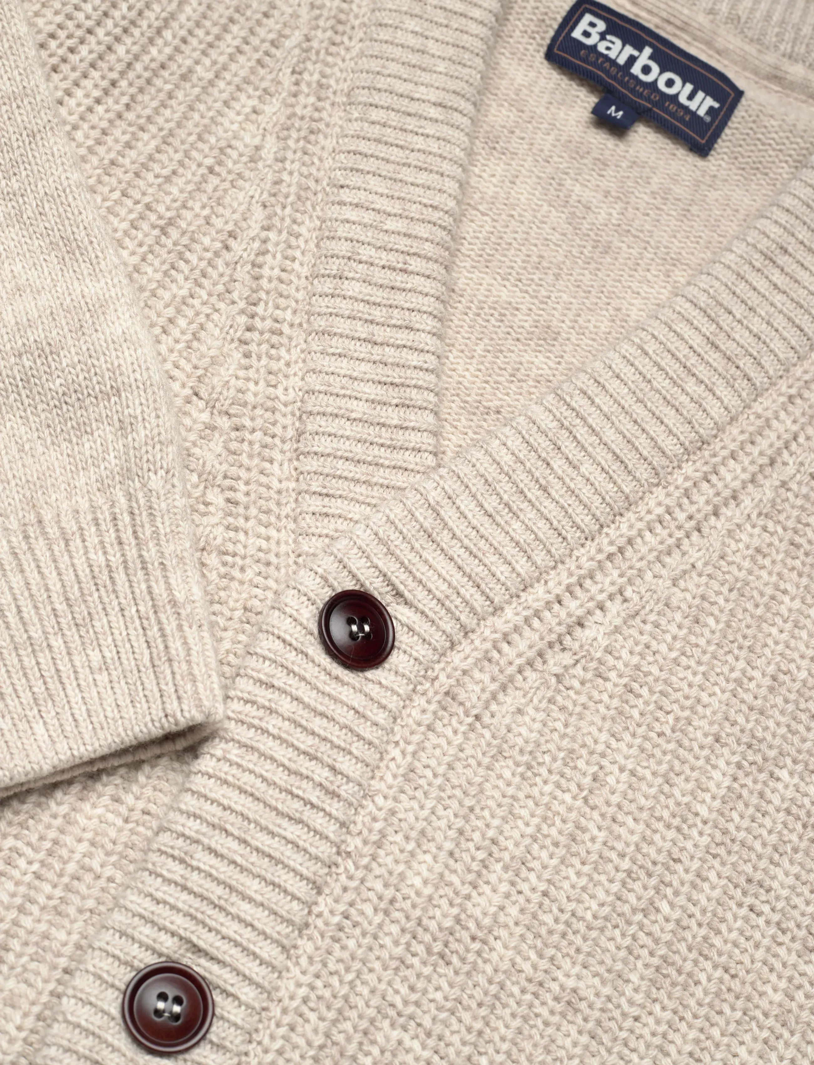 Barbour - Barbour Mainland Knitted Cardigan - grey - 2