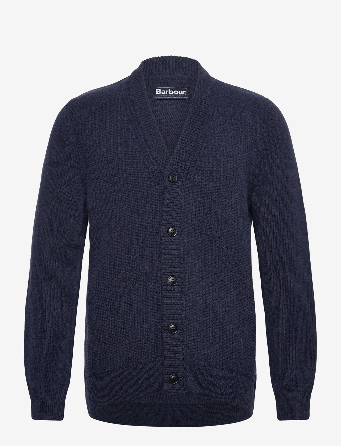 Barbour - Barbour Mainland Knitted Cardigan - cardigans - navy - 0