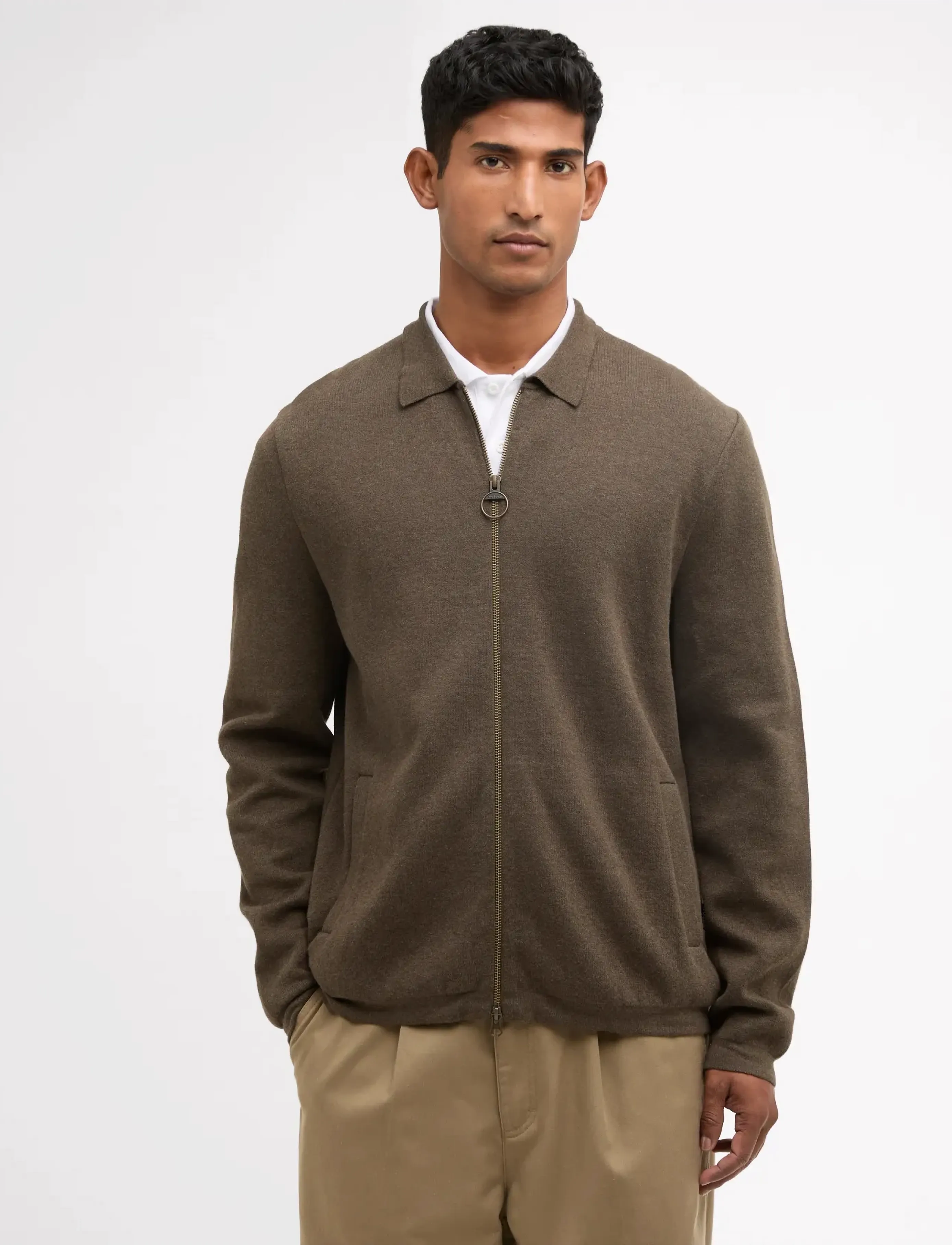 Barbour Barbour Crowcombe Zip, XL, Khaki green, Jakker > Lette Jakker, Herre