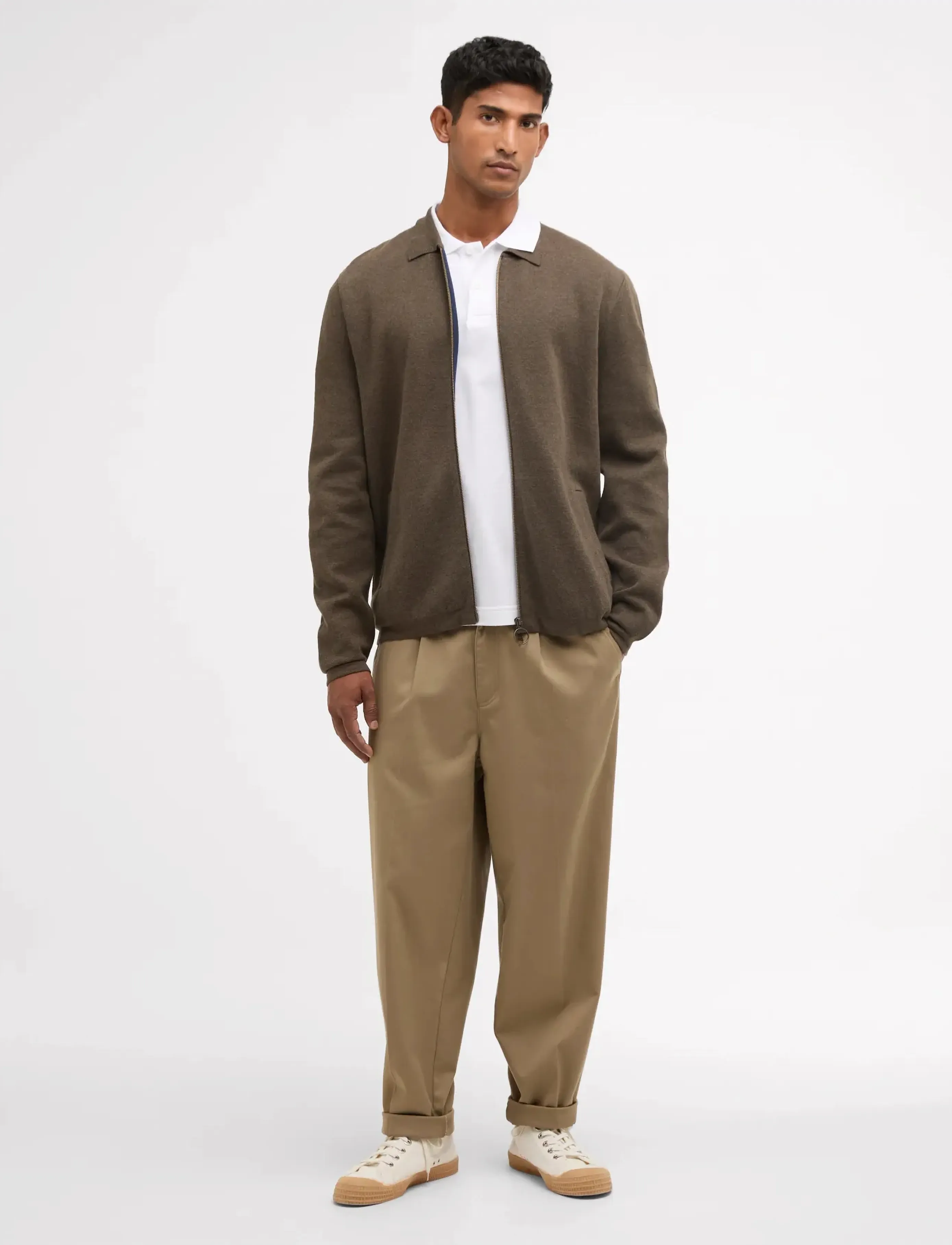 Barbour - Barbour Crowcombe Zip - leichte jacken - olive - 2