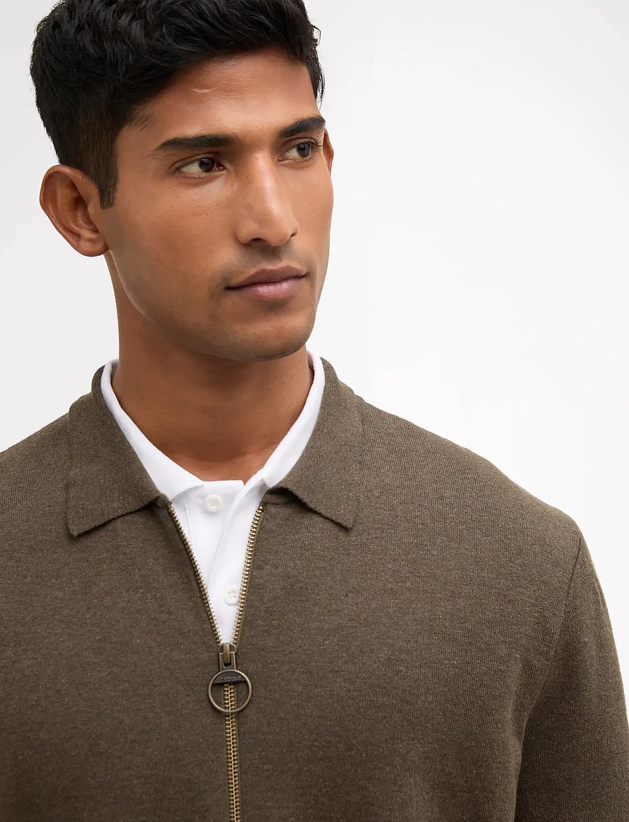 Barbour - Barbour Crowcombe Zip - leichte jacken - olive - 4