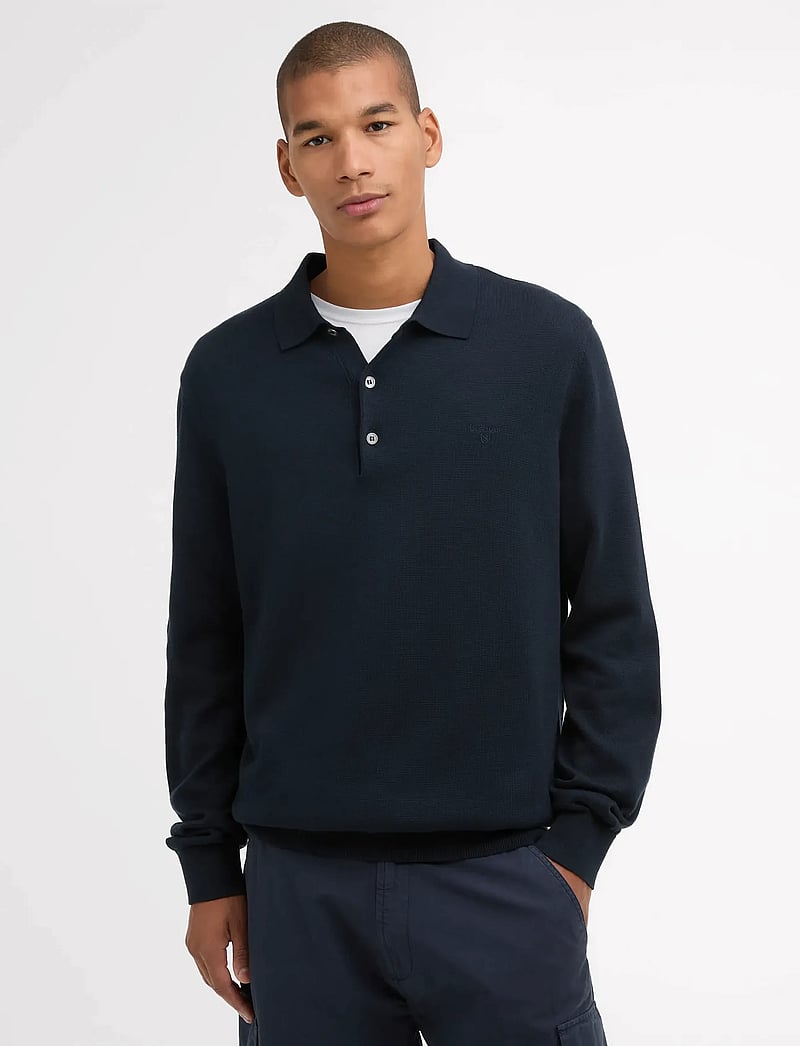 Barbour - Barbour Pima Knit Polo - langärmelig - navy - 0