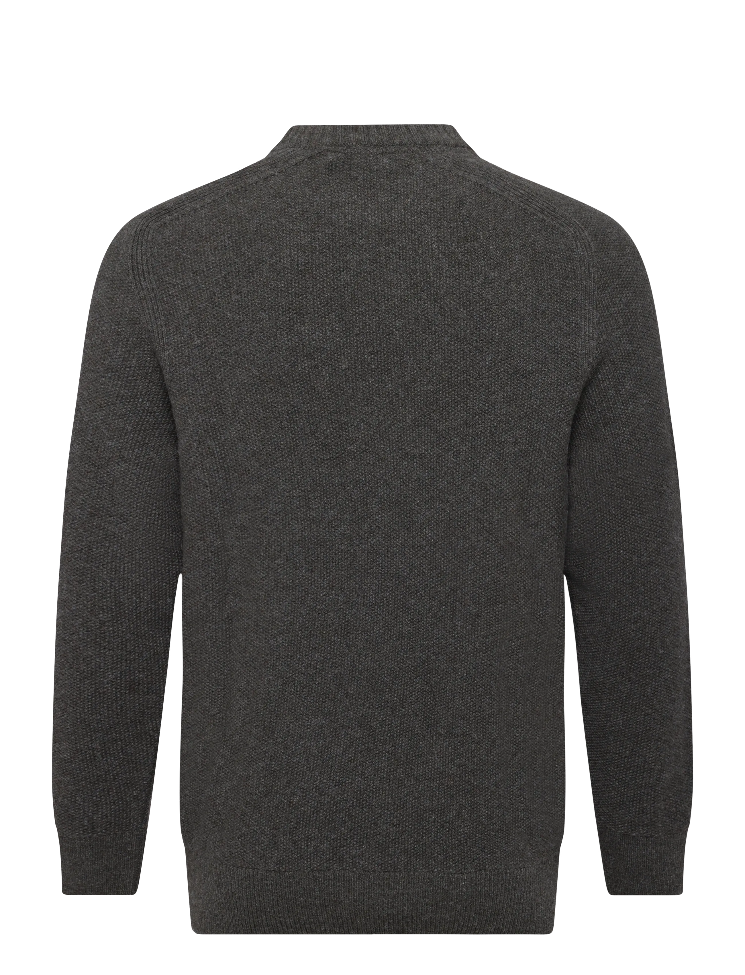 Barbour - Barbour Stockham Texture Knit Crew - round necks - beech - 1