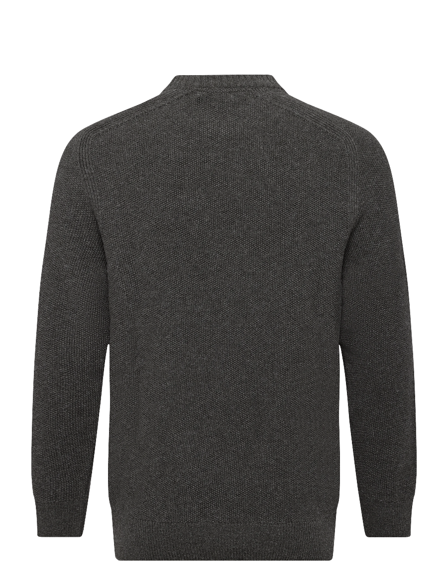 Barbour - Barbour Stockham Texture Knit Crew - round necks - beech - 1