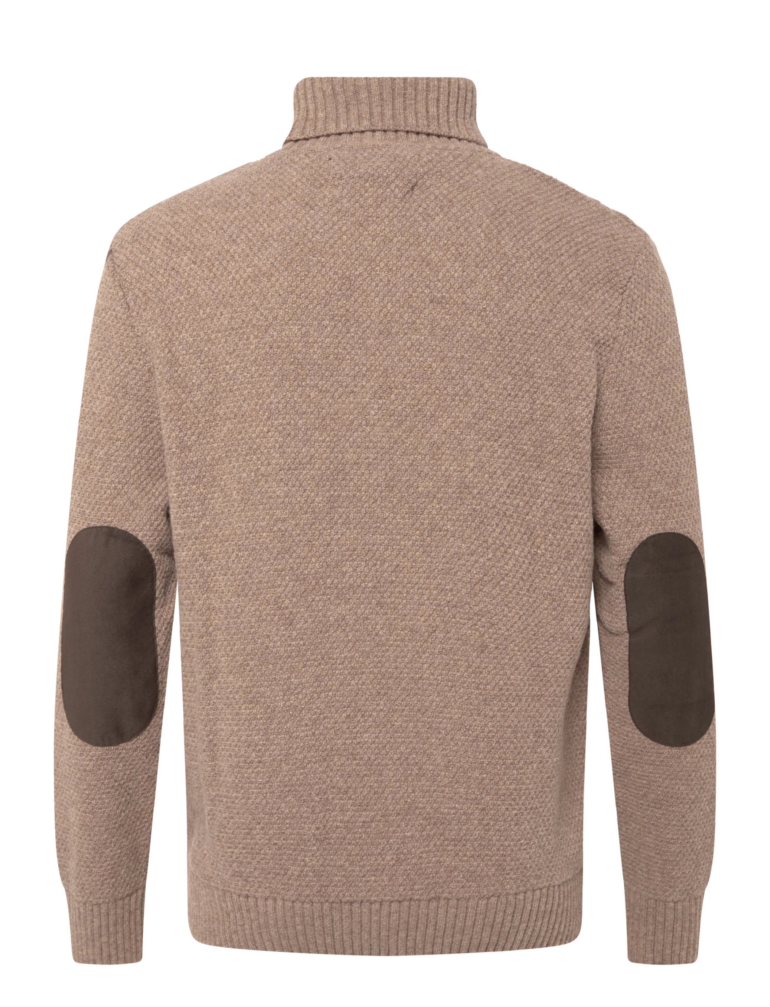 Barbour - Barbour Staplecross Rollneck Sweater - rullekraver - stone - 1