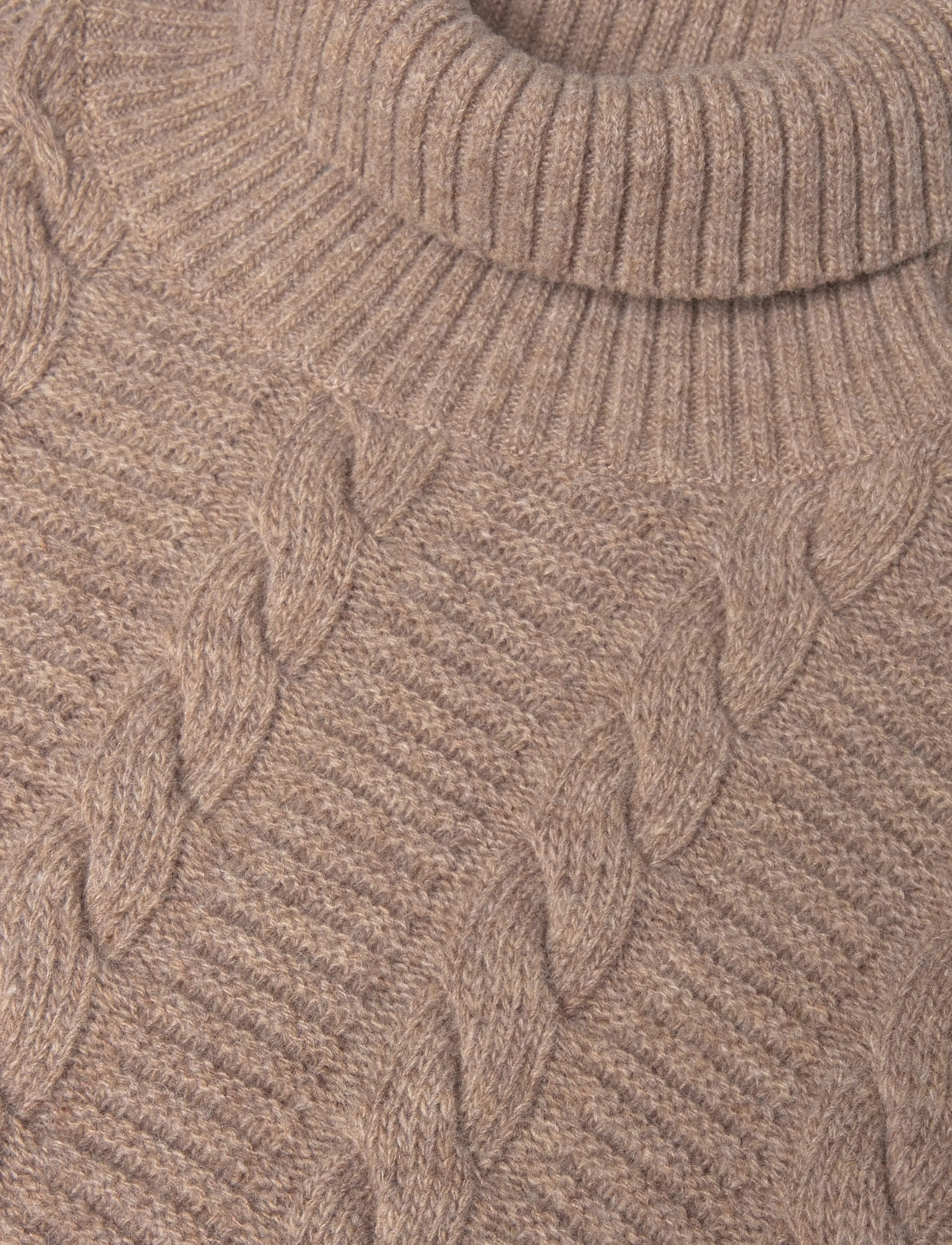 Barbour - Barbour Staplecross Rollneck Sweater - rullekraver - stone - 2