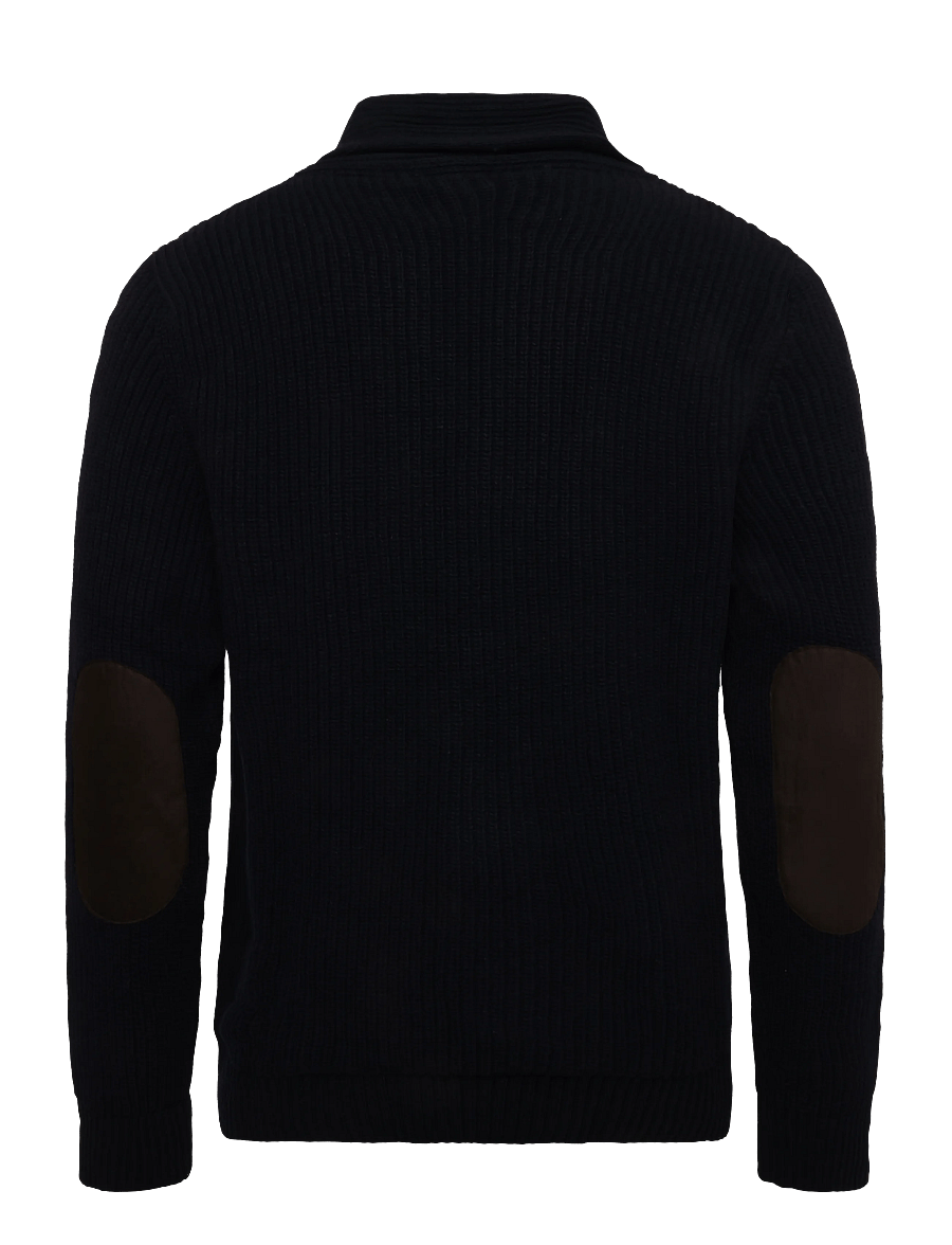 Barbour - Barbour Hartland Knitted Shawl Neck Cardigan - navy - 1