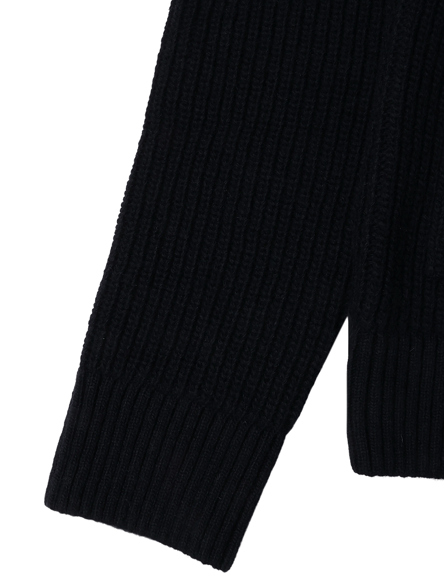 Barbour - Barbour Hartland Knitted Shawl Neck Cardigan - navy - 3