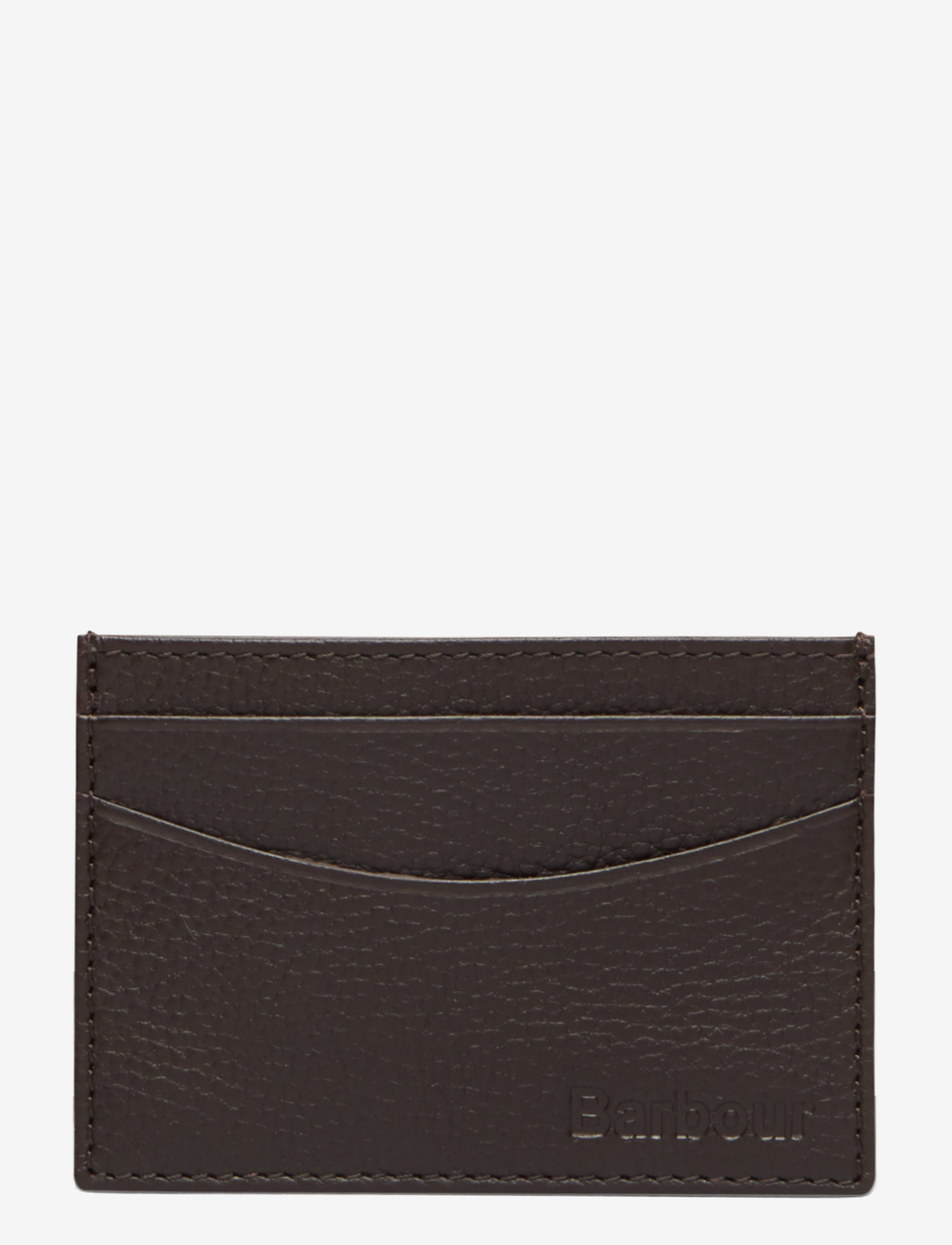 Barbour Barbour Amble Leather Card holder - Plånböcker & Korthållare - DK BROWN / brown