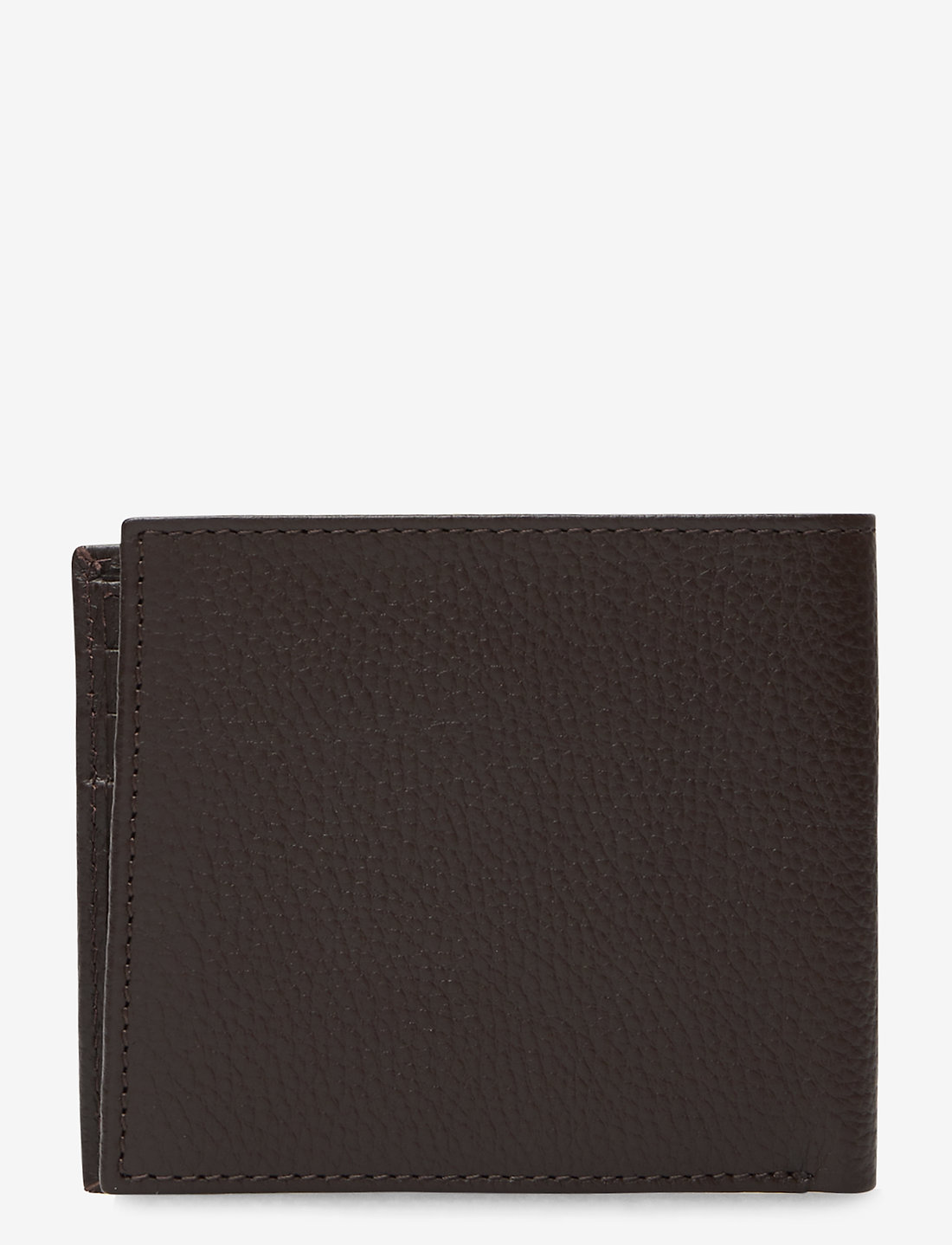 Barbour - Barbour Amble Leather Billfold Wallet - lompakot ja kotelot - dk brown - 1