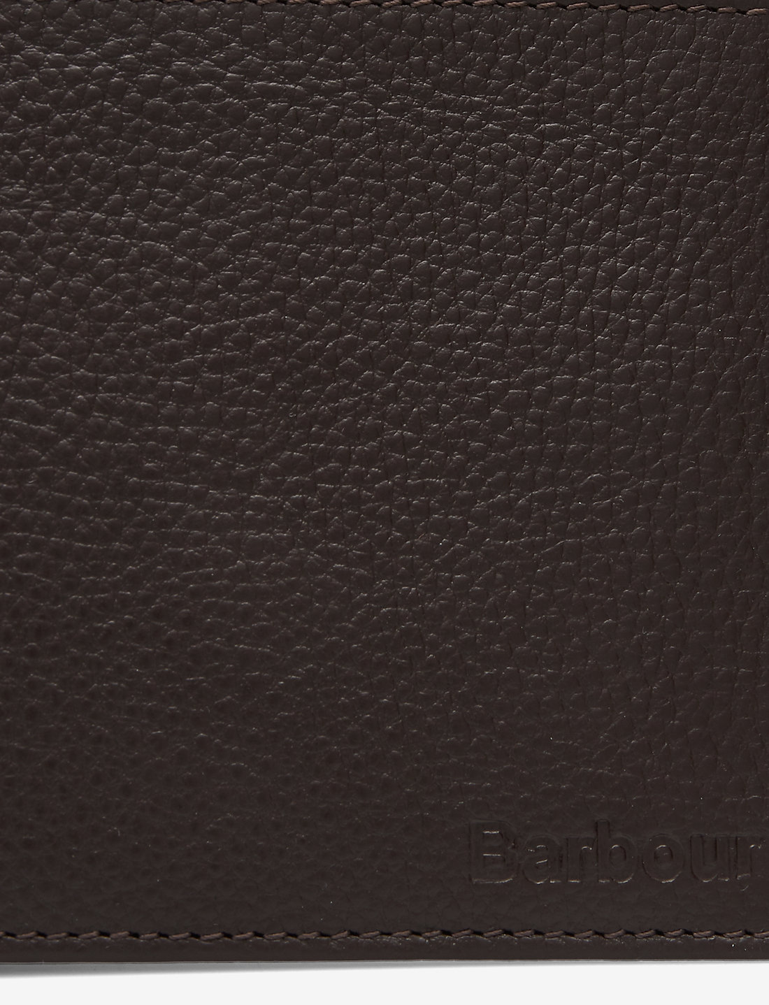Barbour - Barbour Amble Leather Billfold Wallet - lompakot ja kotelot - dk brown - 3