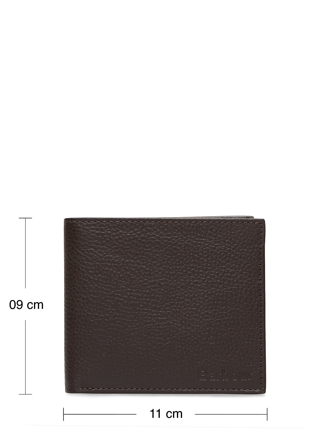Barbour - Barbour Amble Leather Billfold Wallet - lompakot ja kotelot - dk brown - 5