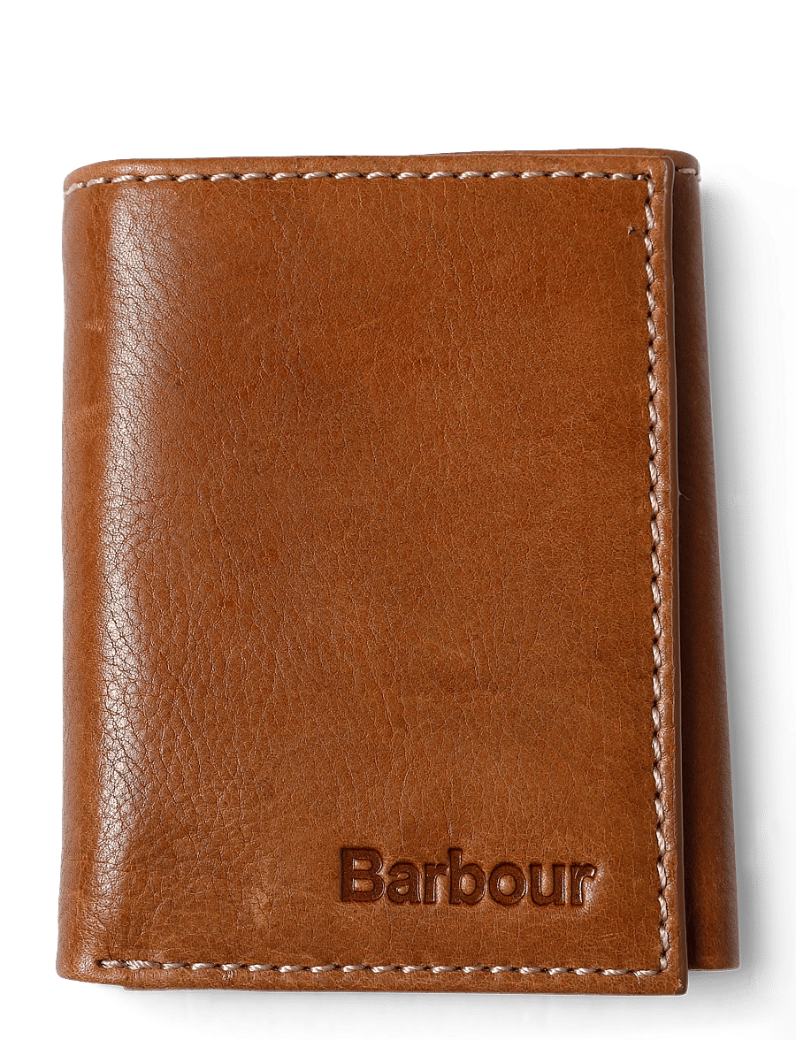 Barbour - Barbour Bywell Leather Bi Fold Wallet - portemonnaies - heritage brown - 0
