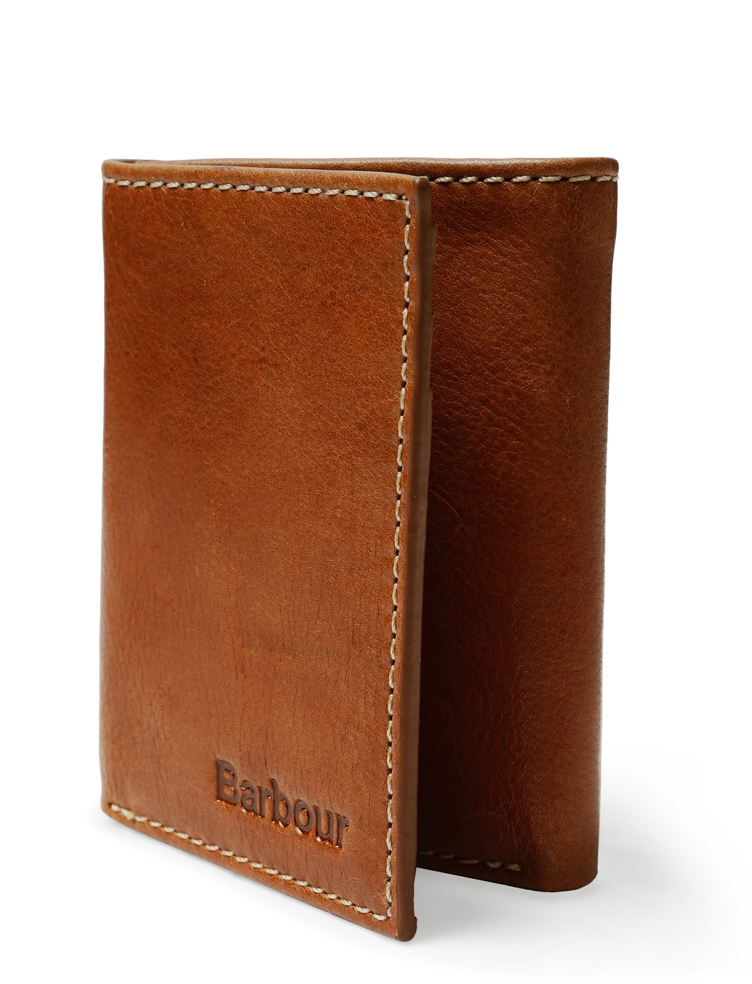 Barbour - Barbour Bywell Leather Bi Fold Wallet - portemonnaies - heritage brown - 3