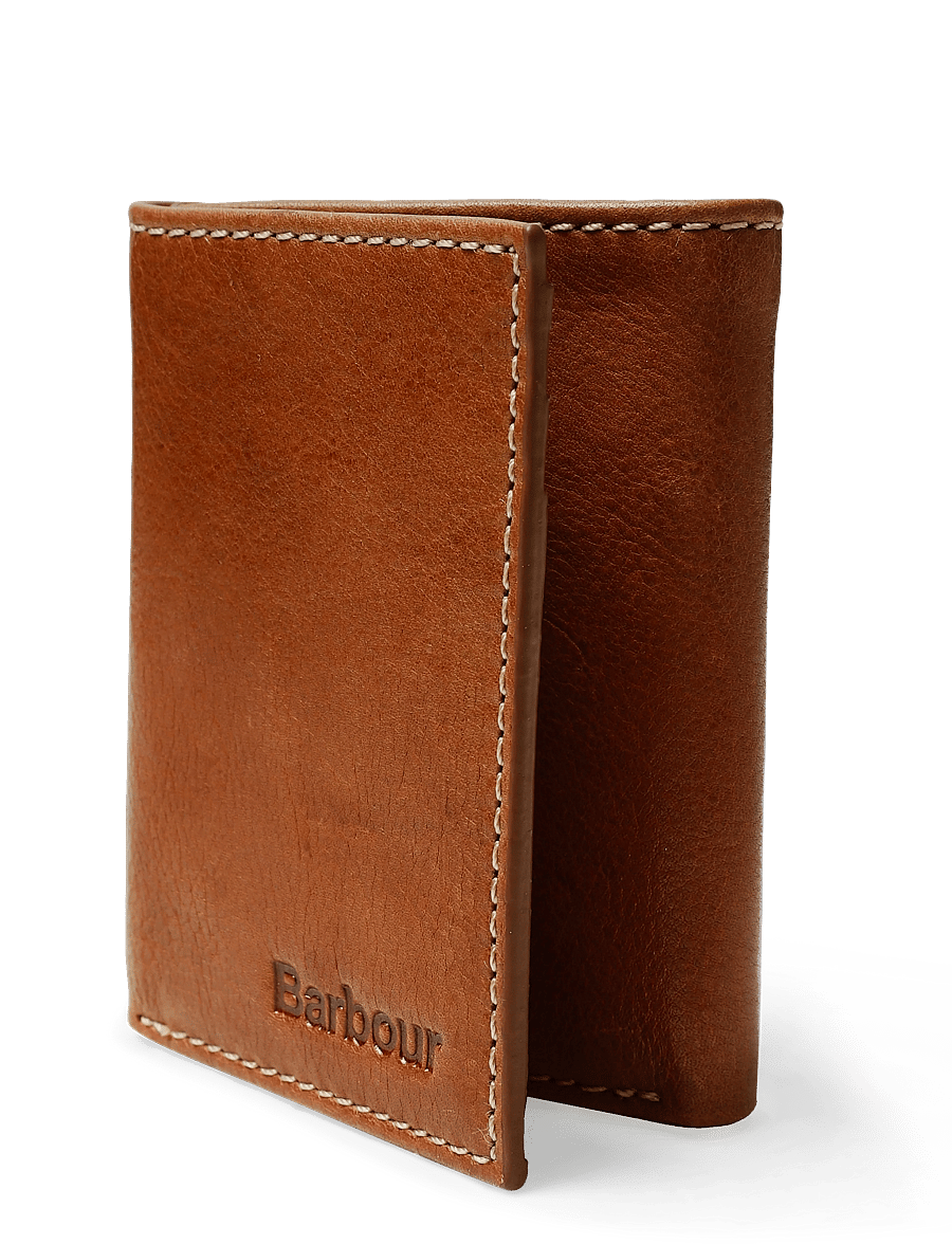 Barbour - Barbour Bywell Leather Bi Fold Wallet - portemonnaies - heritage brown - 3