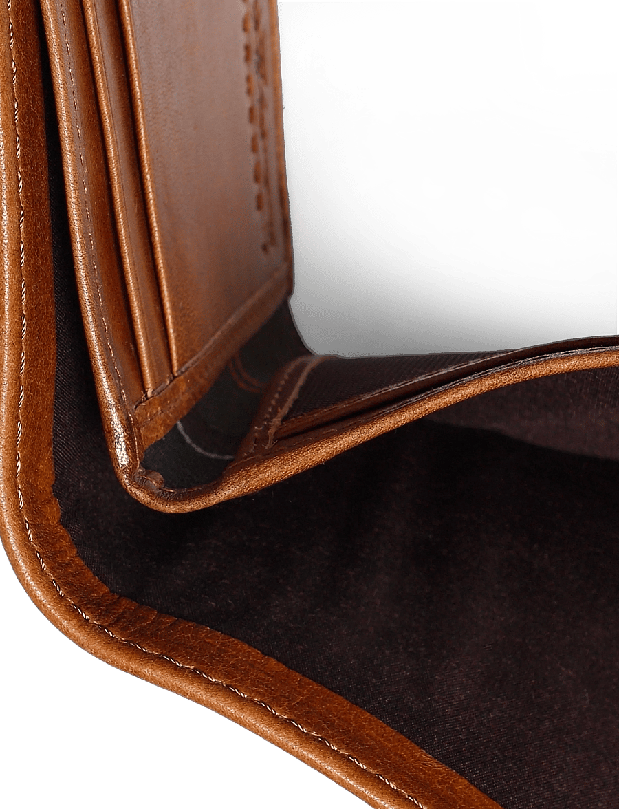 Barbour - Barbour Bywell Leather Bi Fold Wallet - portemonnaies - heritage brown - 4