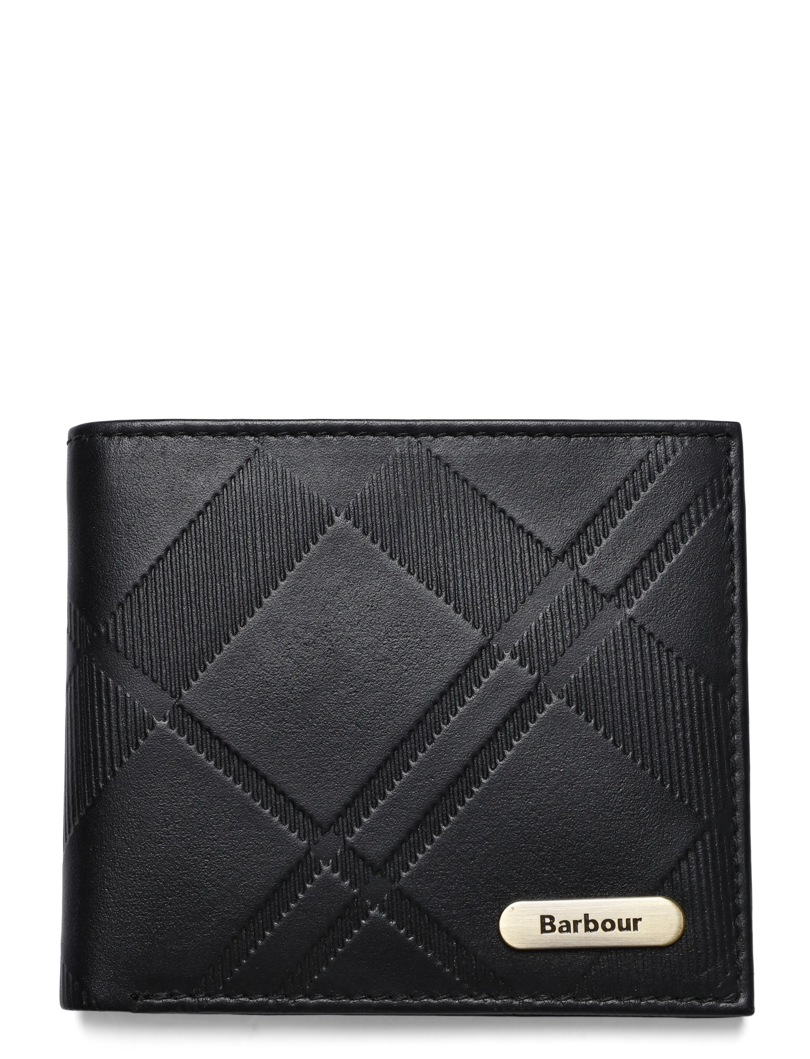 Barbour Barbour Brunton Leather Wallet - Nach Anlass kaufen - BLACK DEBOSS TARTAN / black