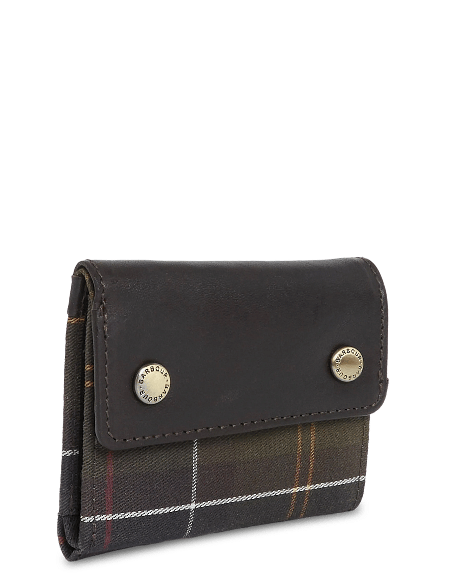 Barbour - Barbour Benslie Tartan Leather Wallet - classic tartan/brown - 2