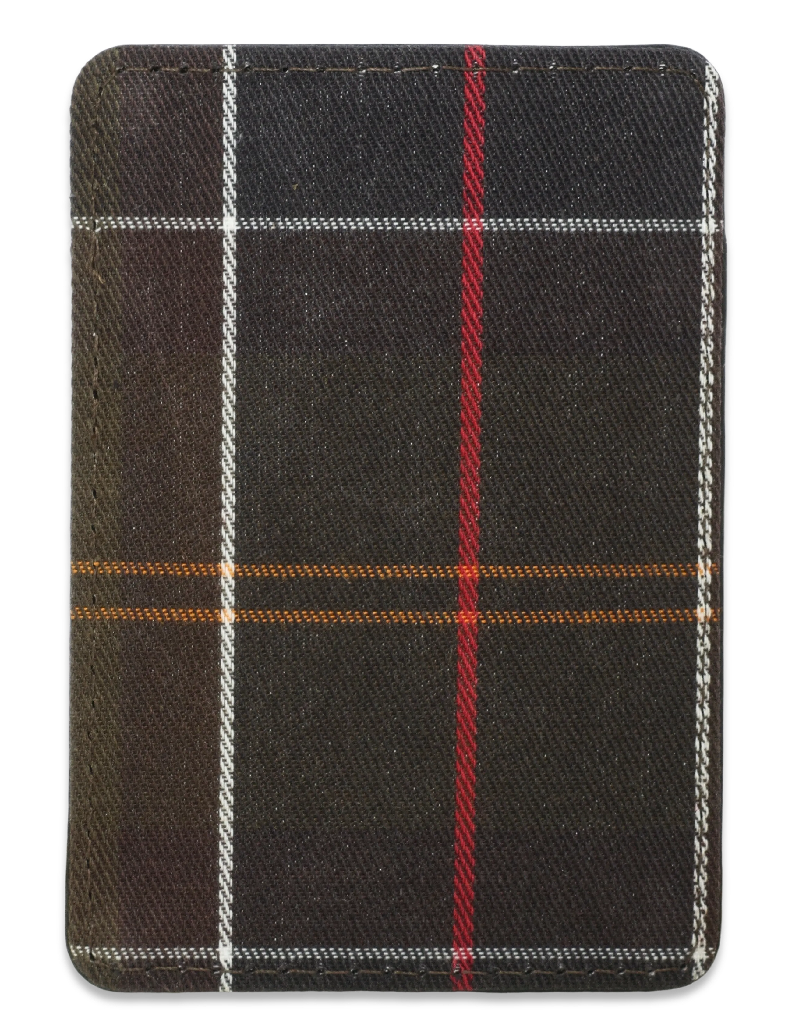 Barbour - Barbour Brunton Leather Card Holder - kartenetuis - dark olive - 1