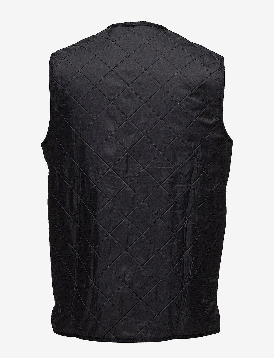 Barbour - Barbour Polarquilt Waistcoat/Zip-In Liner - vests - black - 2