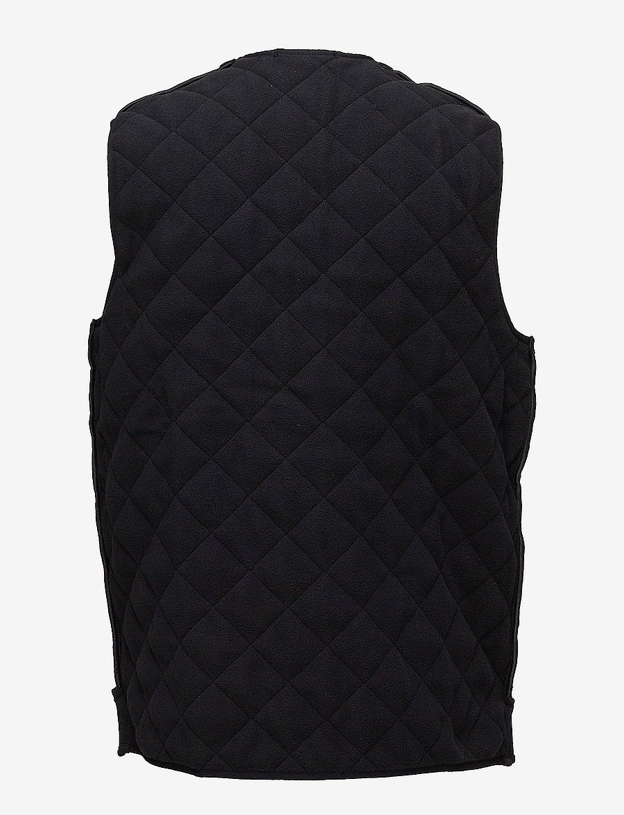 Barbour - Barbour Polarquilt Waistcoat/Zip-In Liner - vests - black - 4