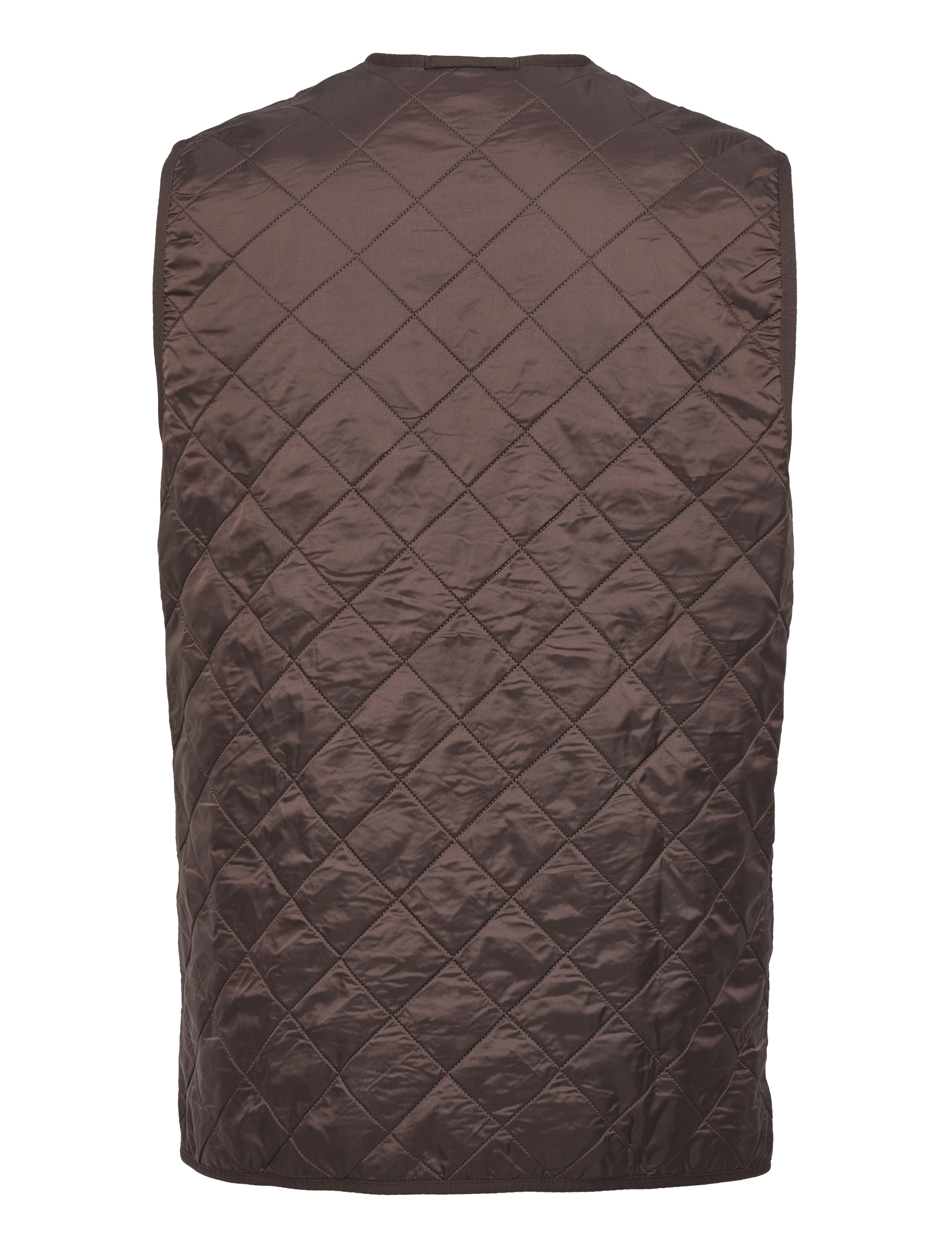 Barbour - Barbour Polarquilt Waistcoat/Zip-In Liner - veste - dark brown - 2