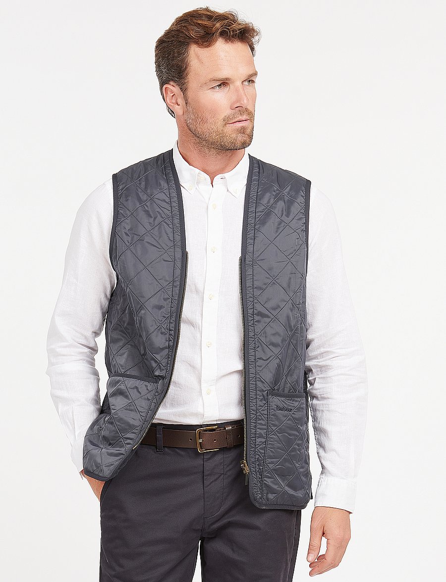 Barbour - Barbour Polarquilt Waistcoat/Zip-In Liner - westen - navy - 0