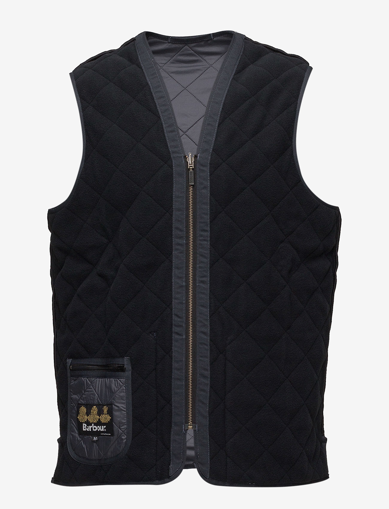 Barbour - Barbour Polarquilt Waistcoat/Zip-In Liner - veste - navy - 3