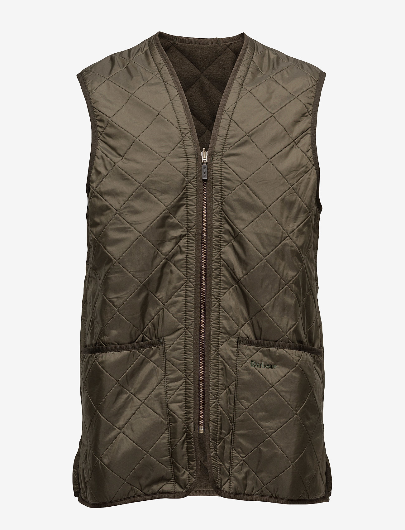 Barbour - Barbour Polarquilt Waistcoat/Zip-In Liner - vestid - olive - 1