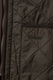 Barbour - Polarquilt Waistcoat/Zip-In Liner - vårjackor - olive - 7