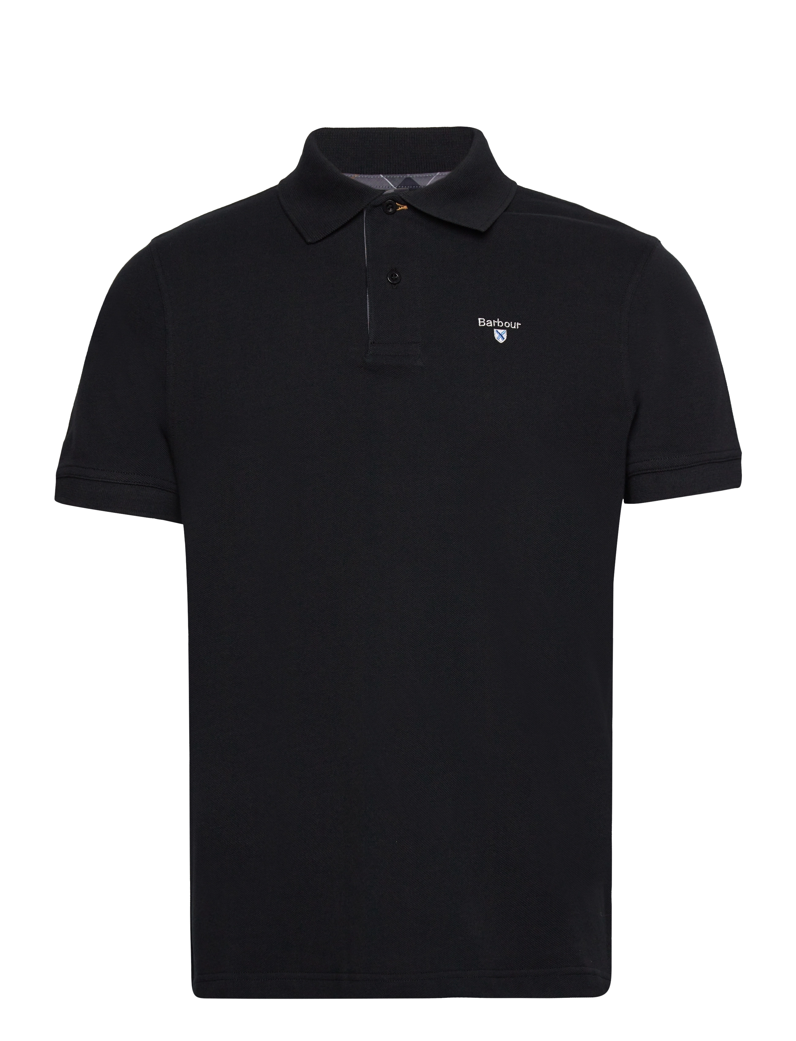 Barbour - Barbour Tartan Pique Tailored Polo Shirt - black/modern - 1